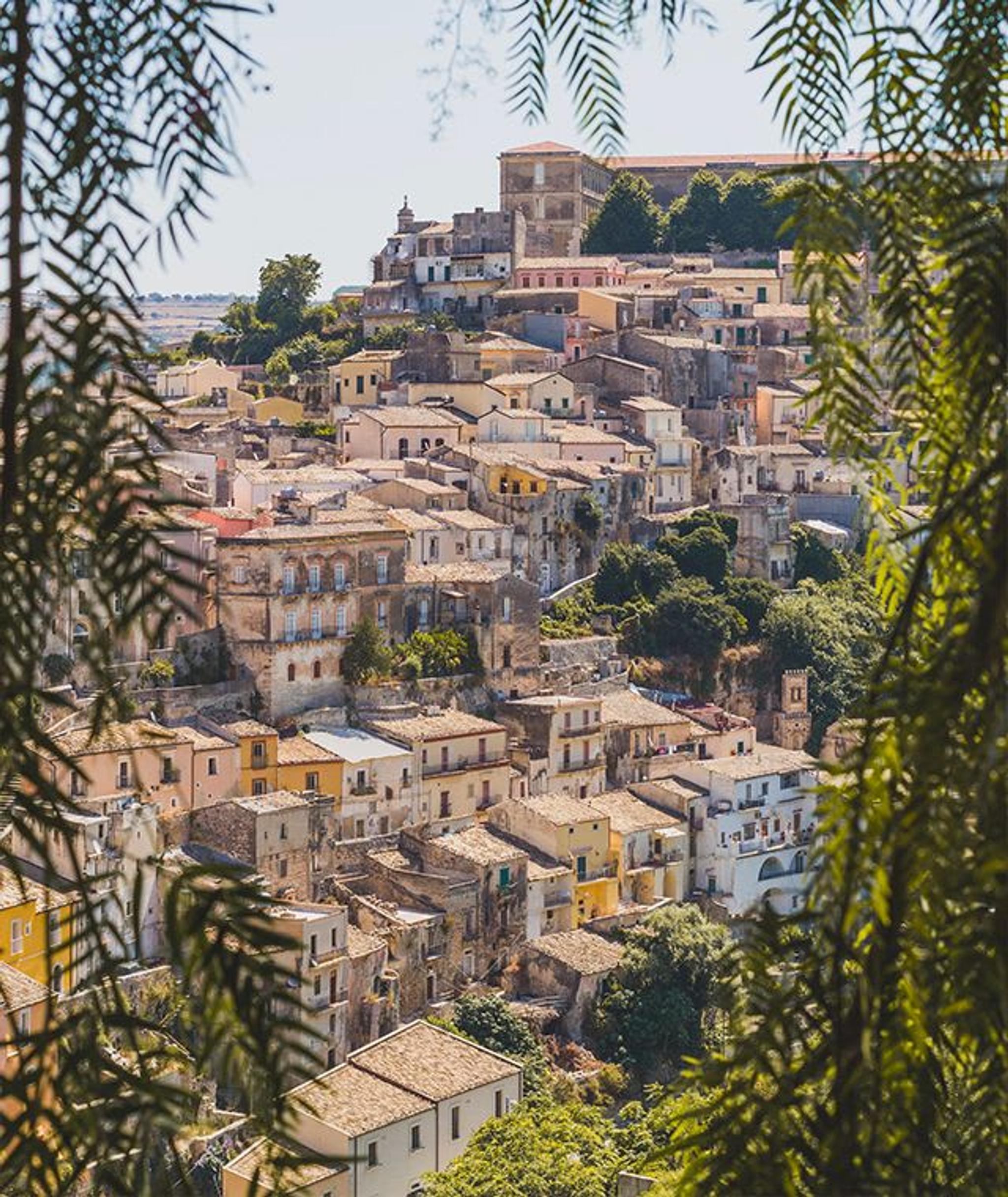 Panoramablick auf Ragusa