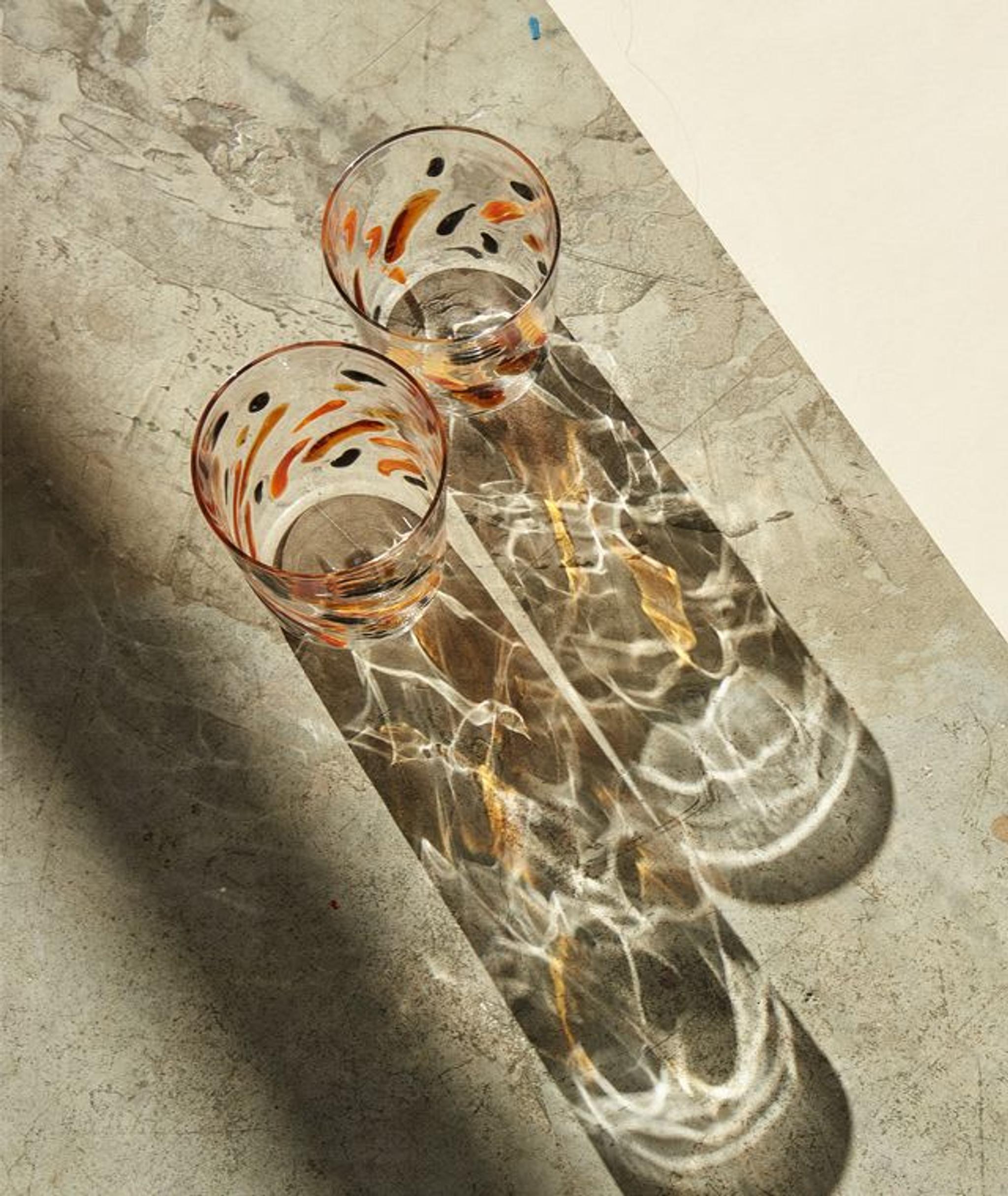 Verres à eau Morandi de Paolo Castelli