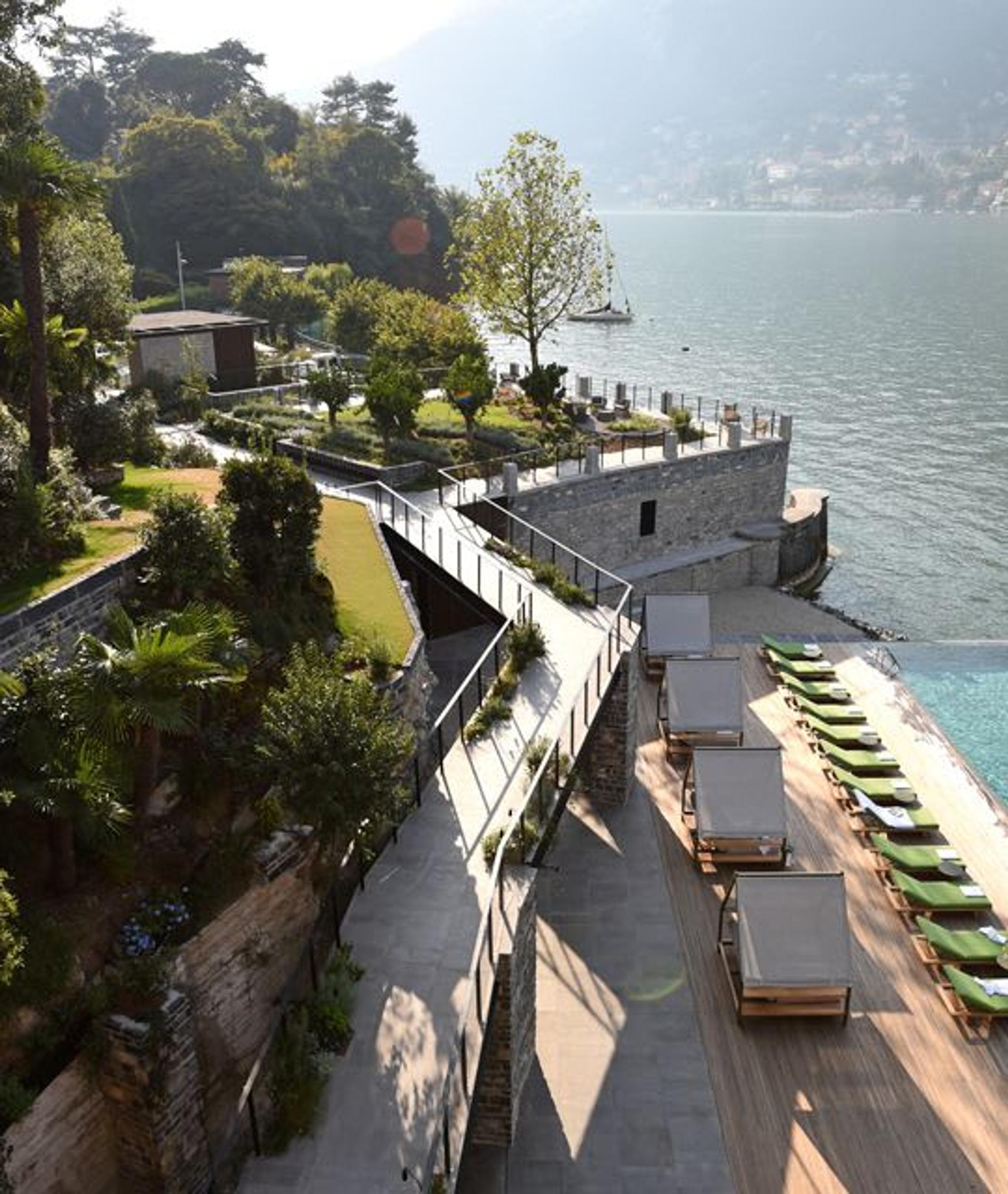 Vista del Lago Como desde el Hotel Il Sereno