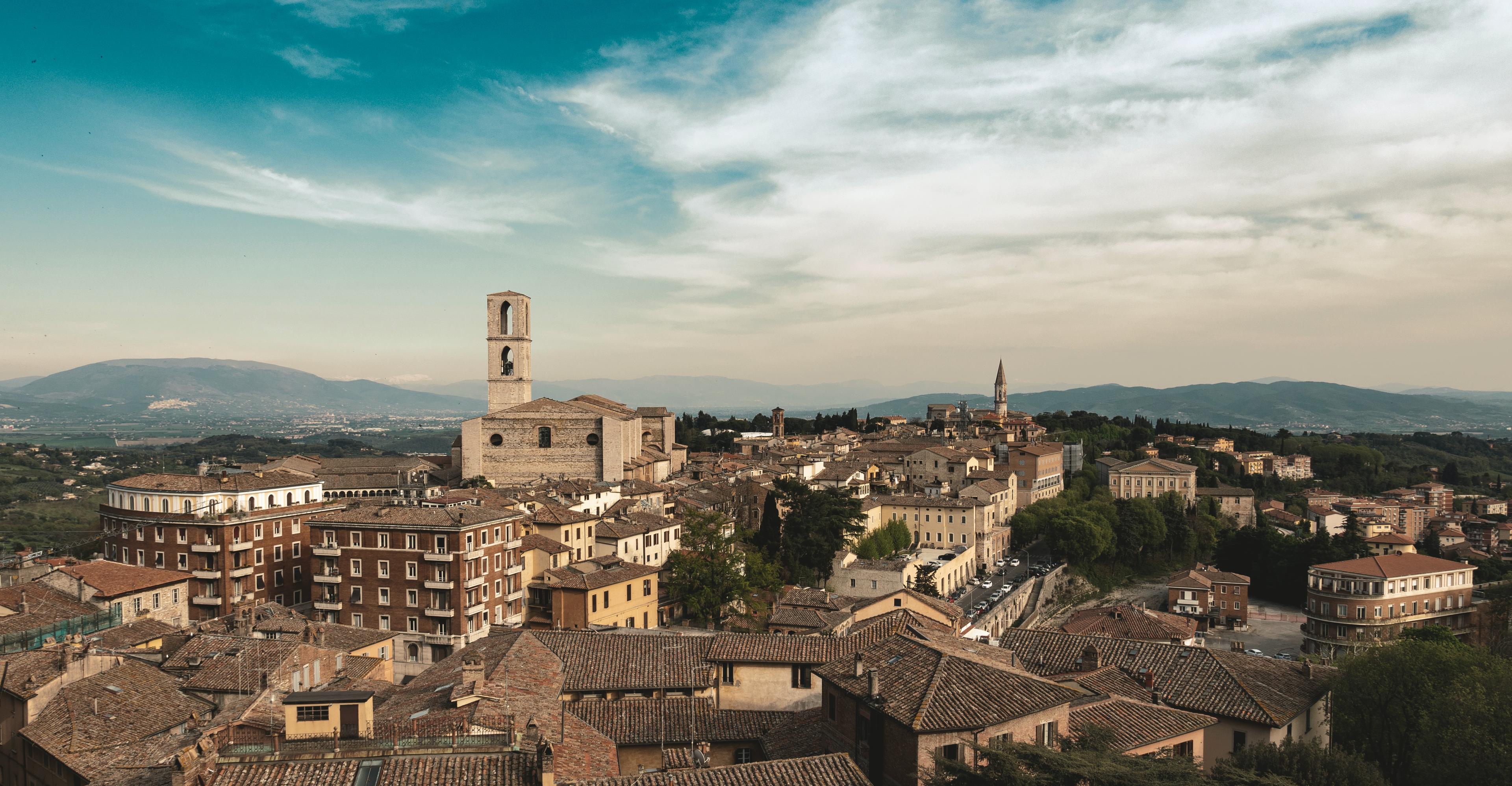 Blick auf Perugia