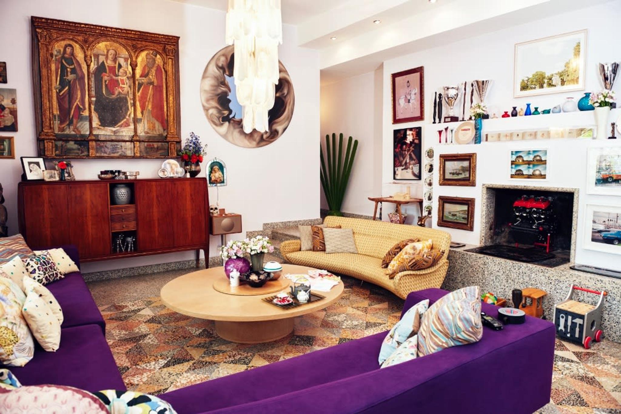 Une autre vue du salon - Crédits Federico De Angelis