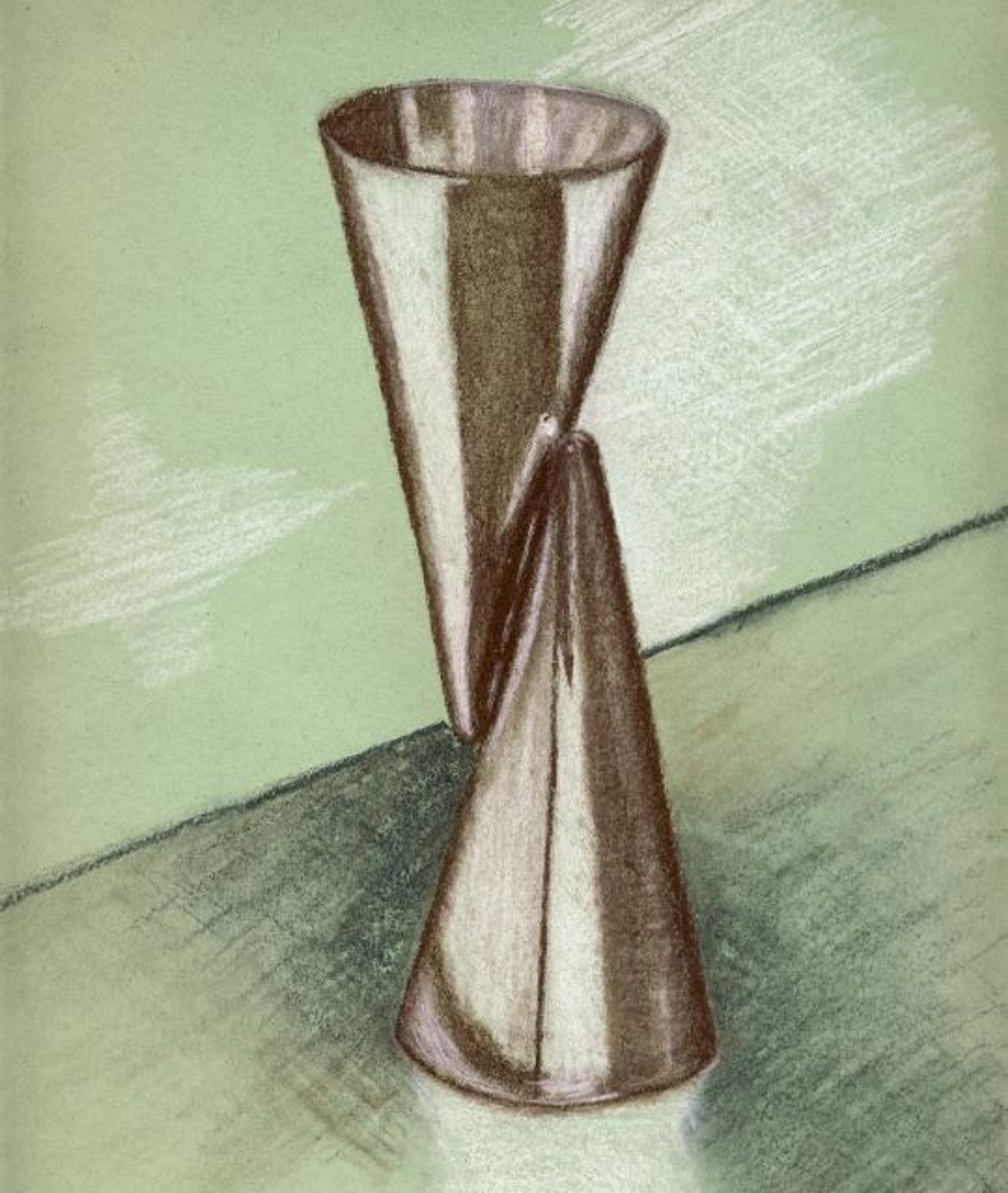 Draw of a Cascamondo Silver Flute by Enrico Zanetto
