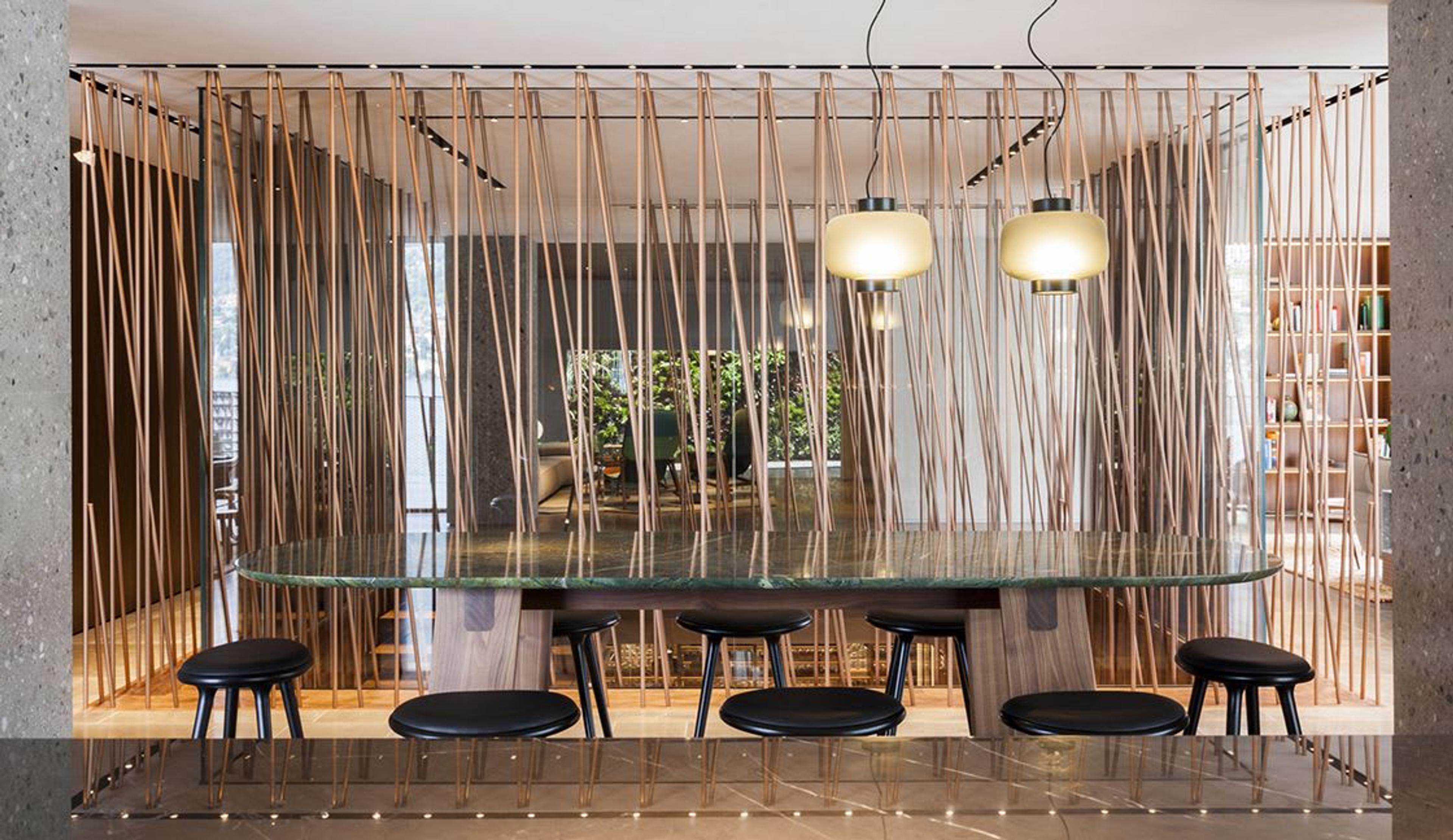 Vista de los interiores del Hotel Il Sereno