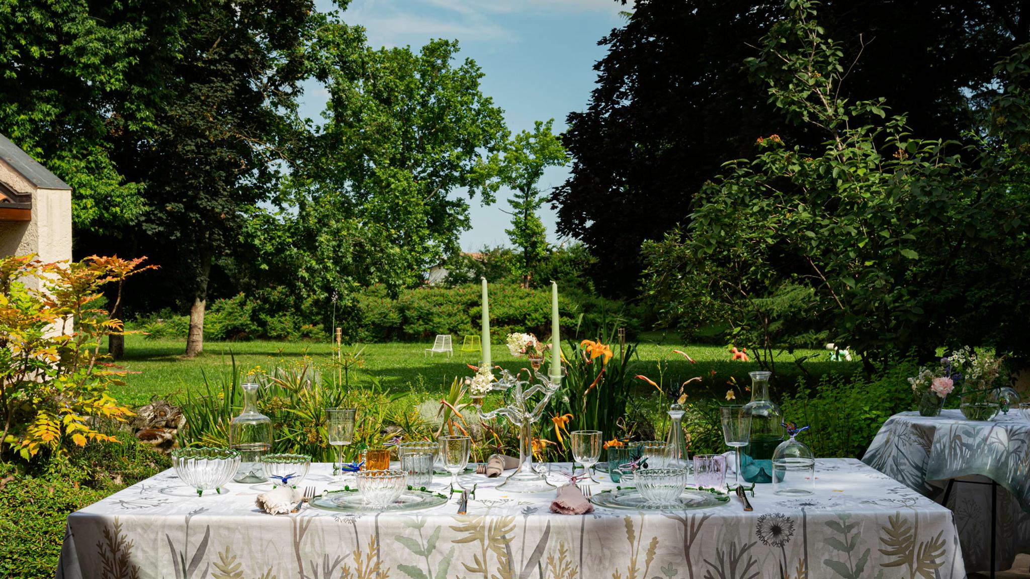 El arte de la mesa: Cenar al aire libre