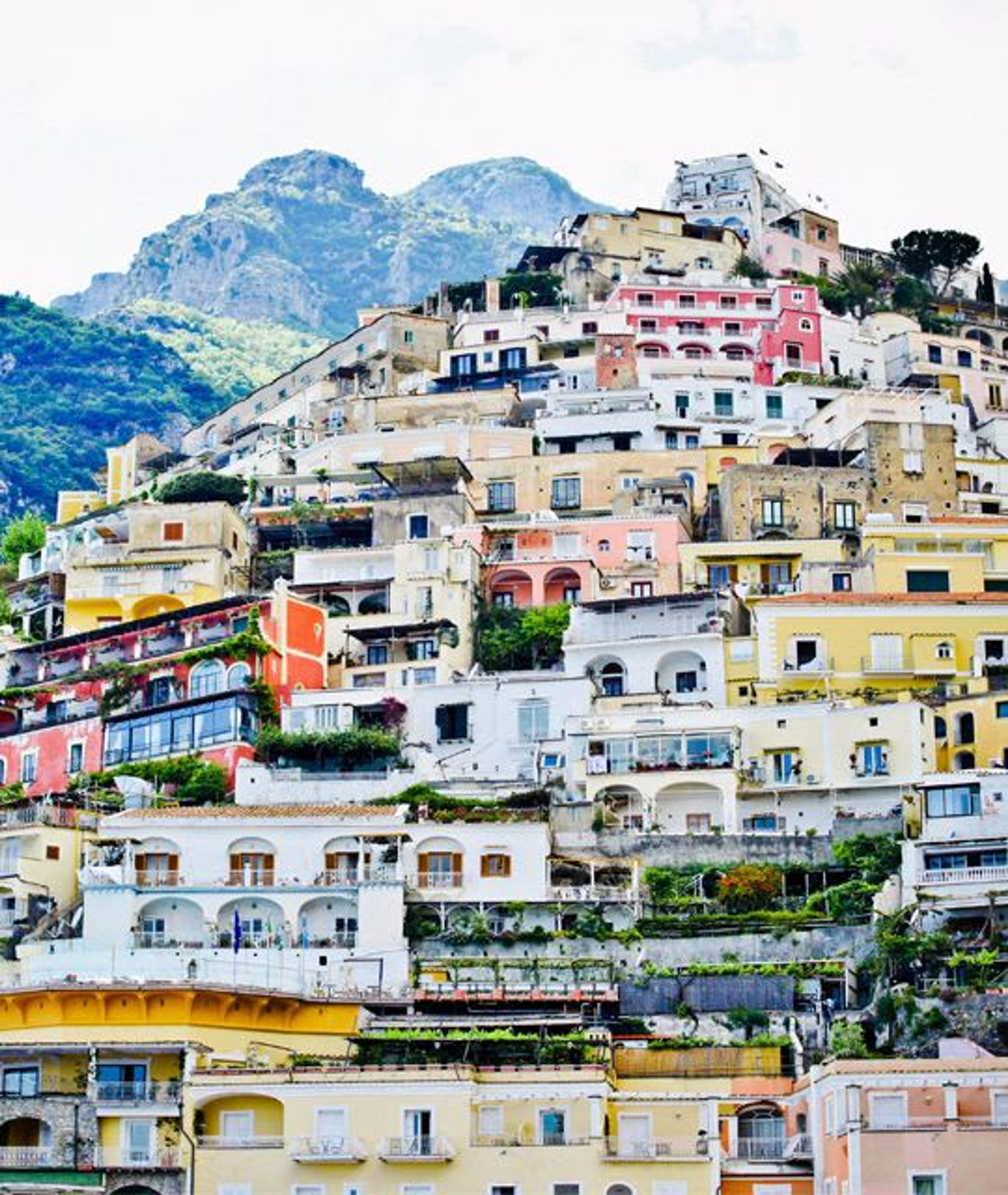 Positano, an der Amalfiküste.