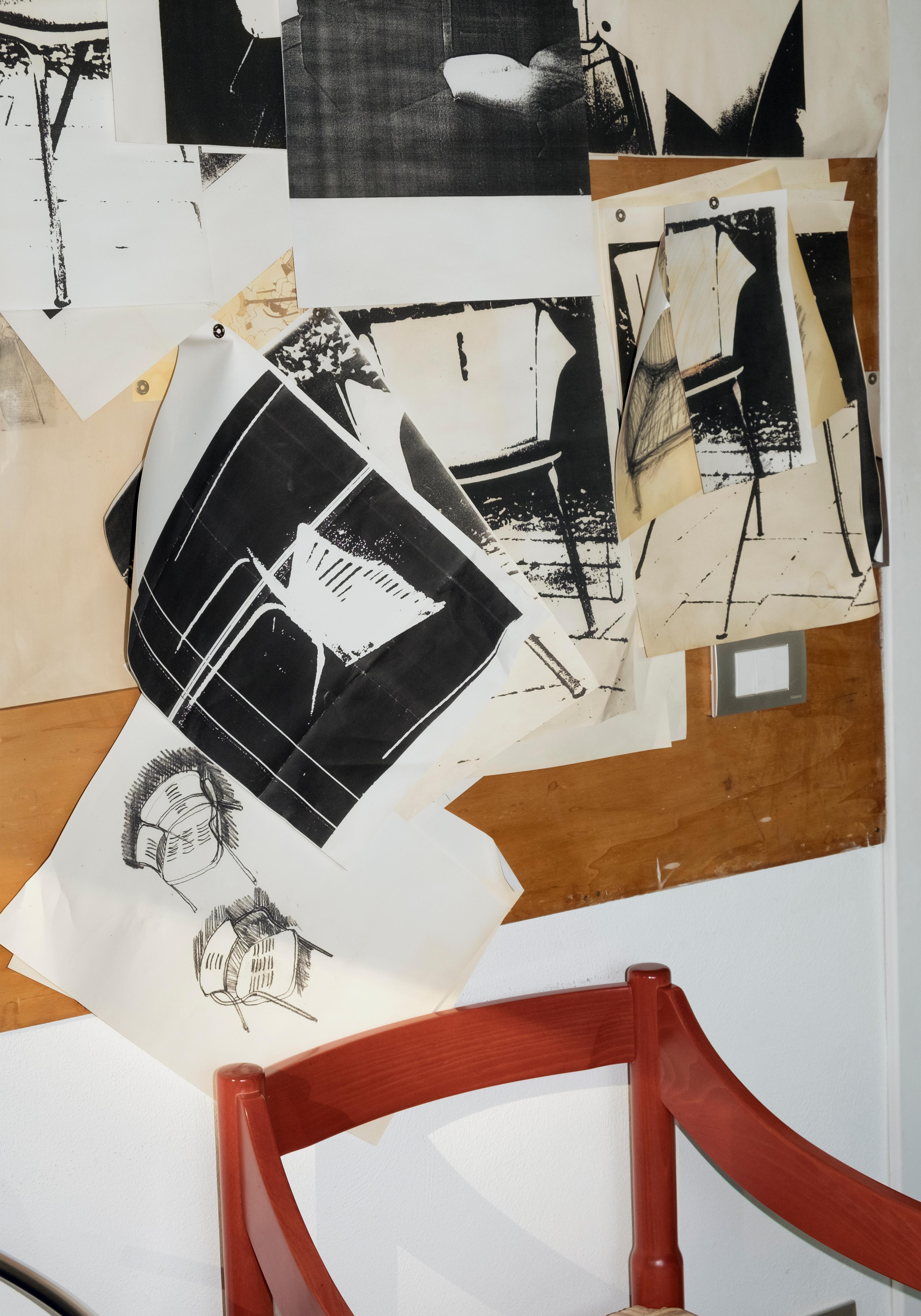 Photographie du studio de Vico Magistretti par Luca Capuano