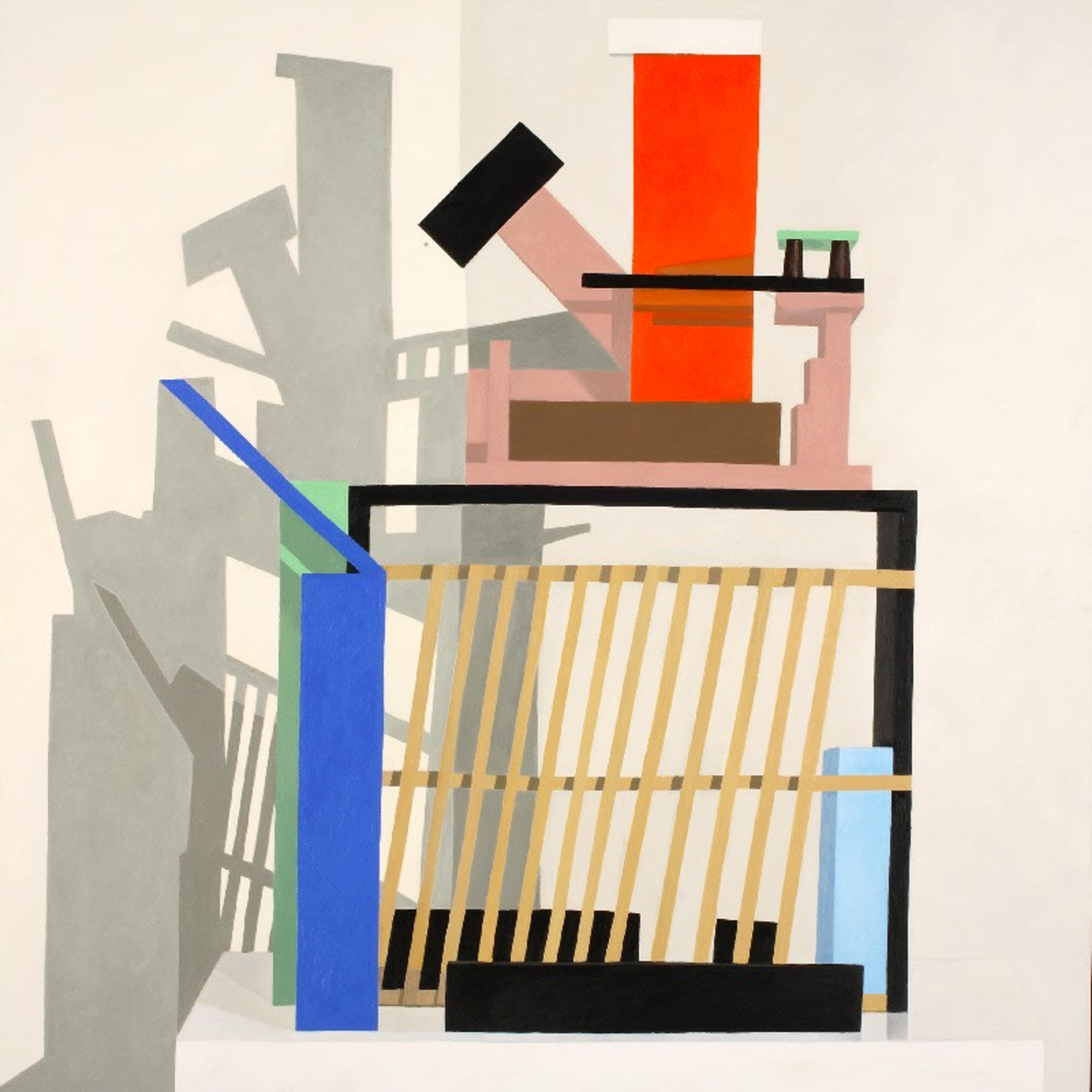 Painting in a Corner, 2009, 150x150cm, oil on canvas