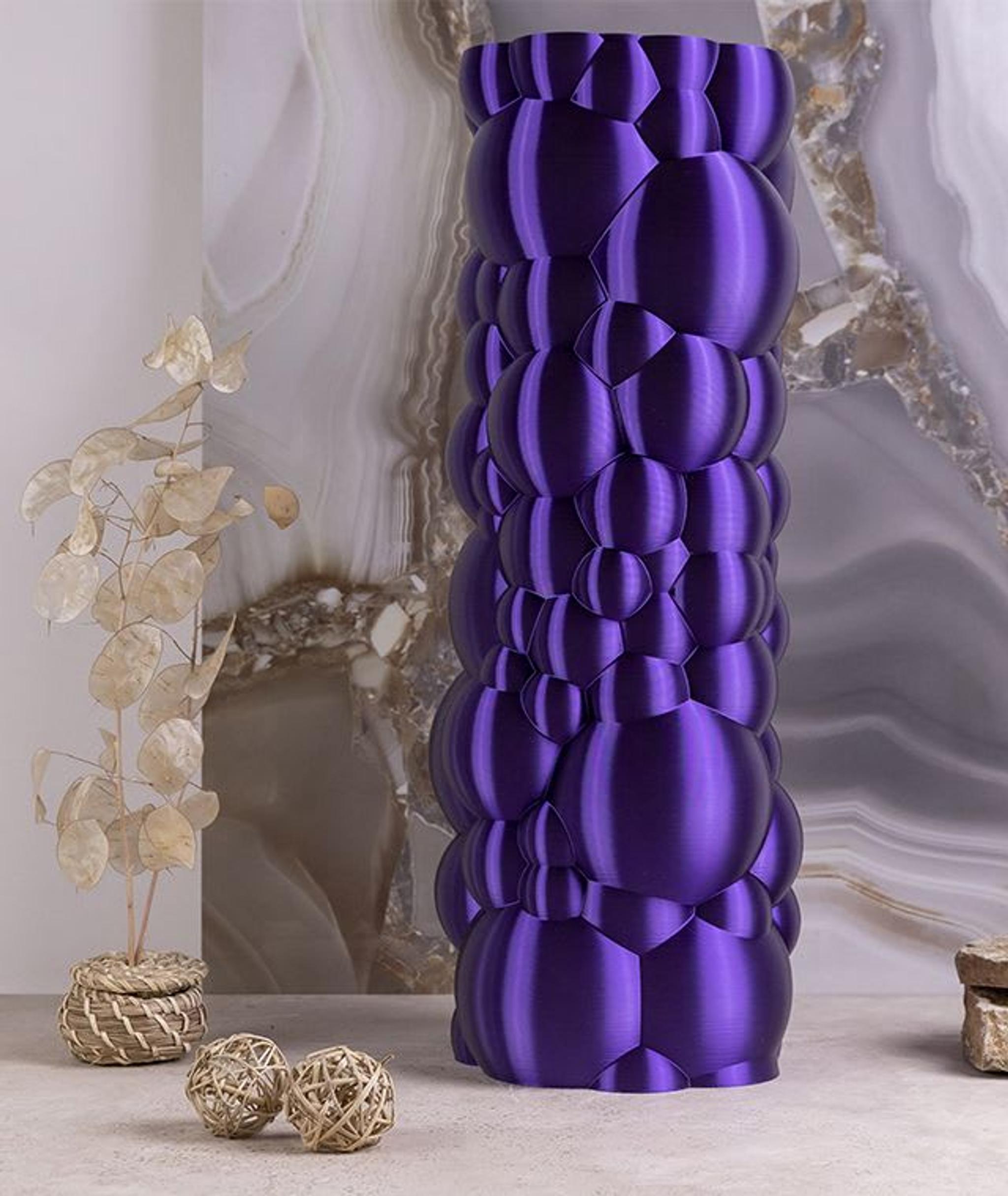 Zeus Purple Vase-Sculpture by DygoDesign