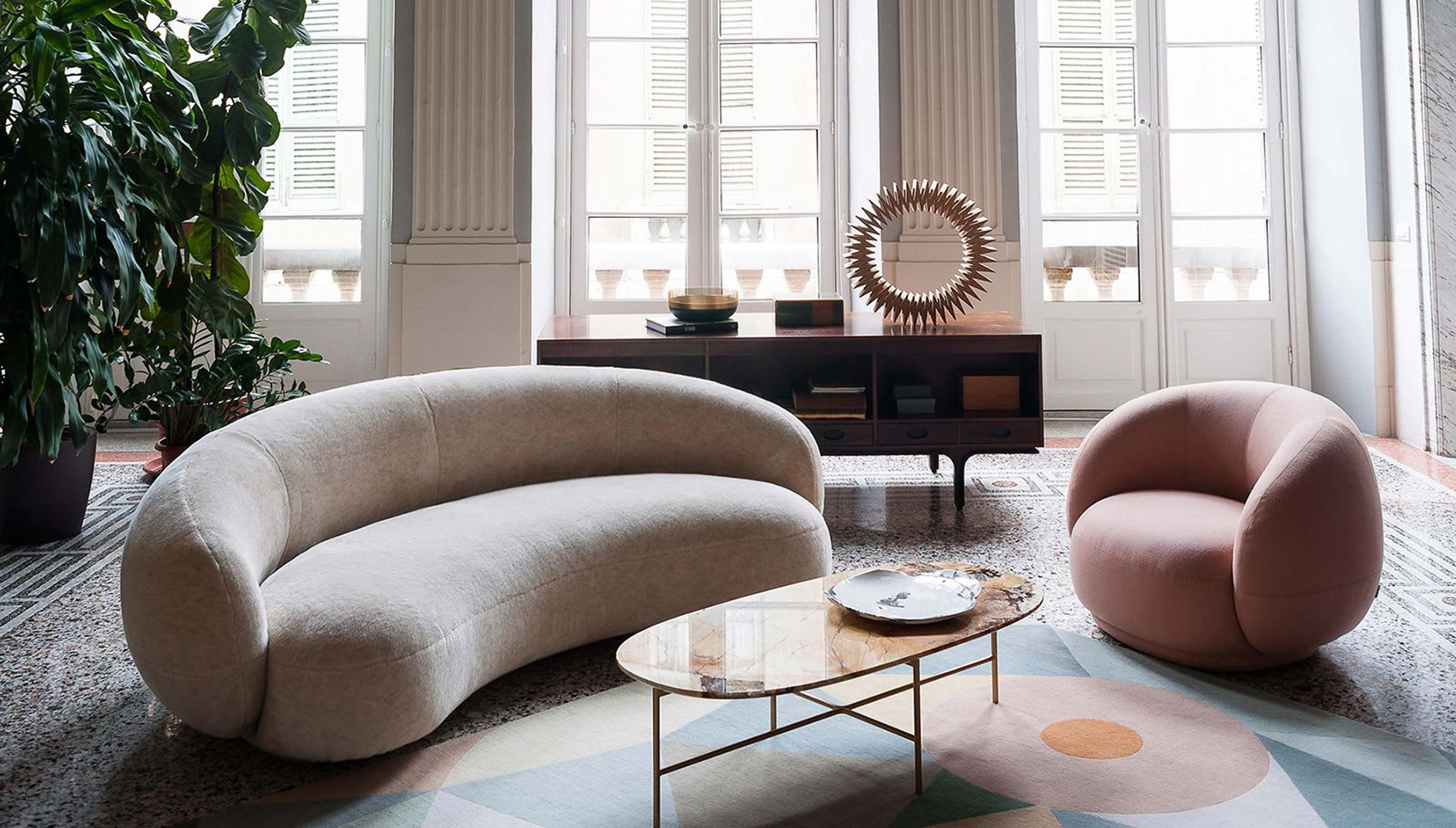 Julep sofa and armchair designed by Jonas Wagell for Tacchini