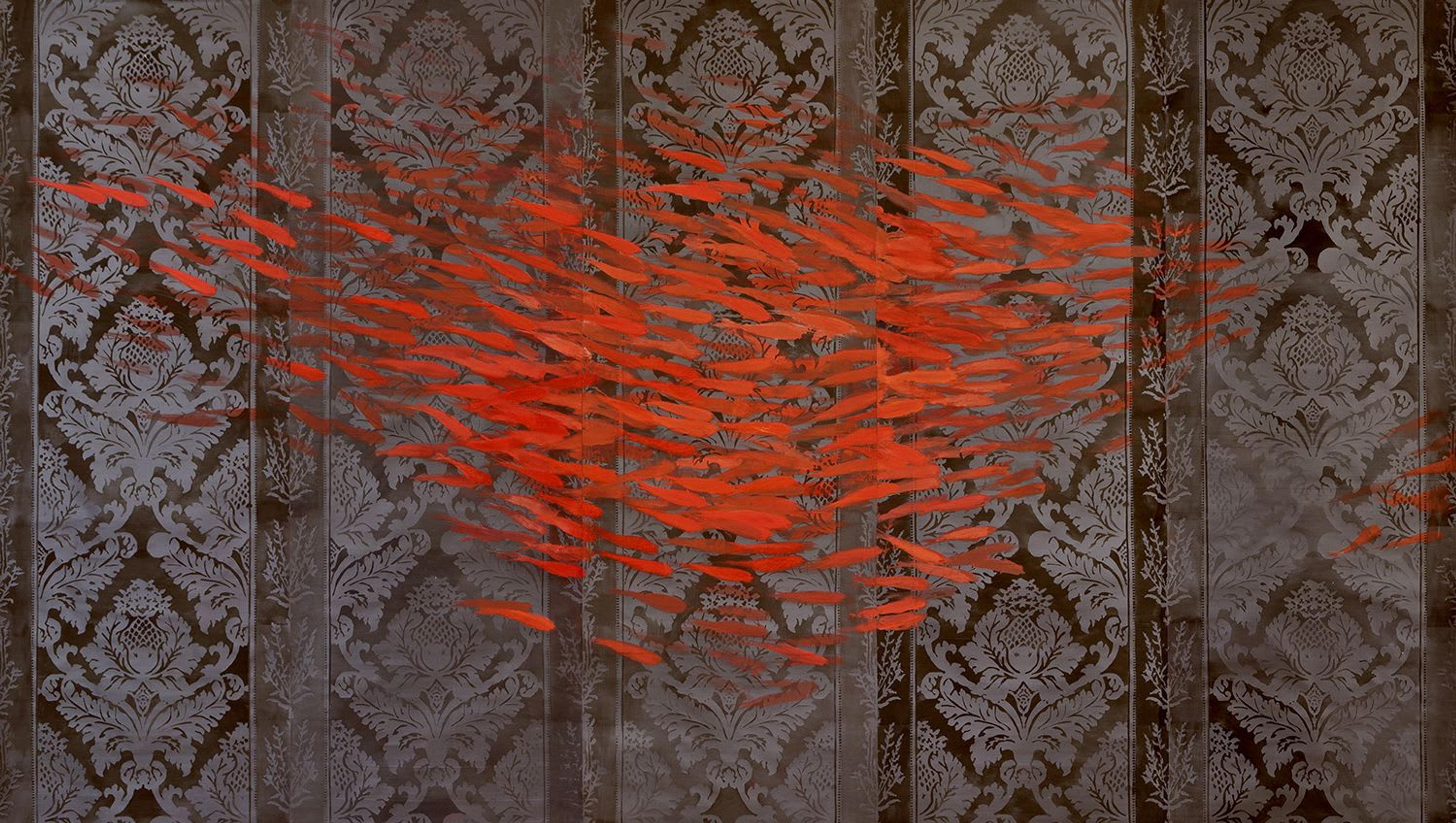 Handgemalte Tapeten von Elena Carozzi