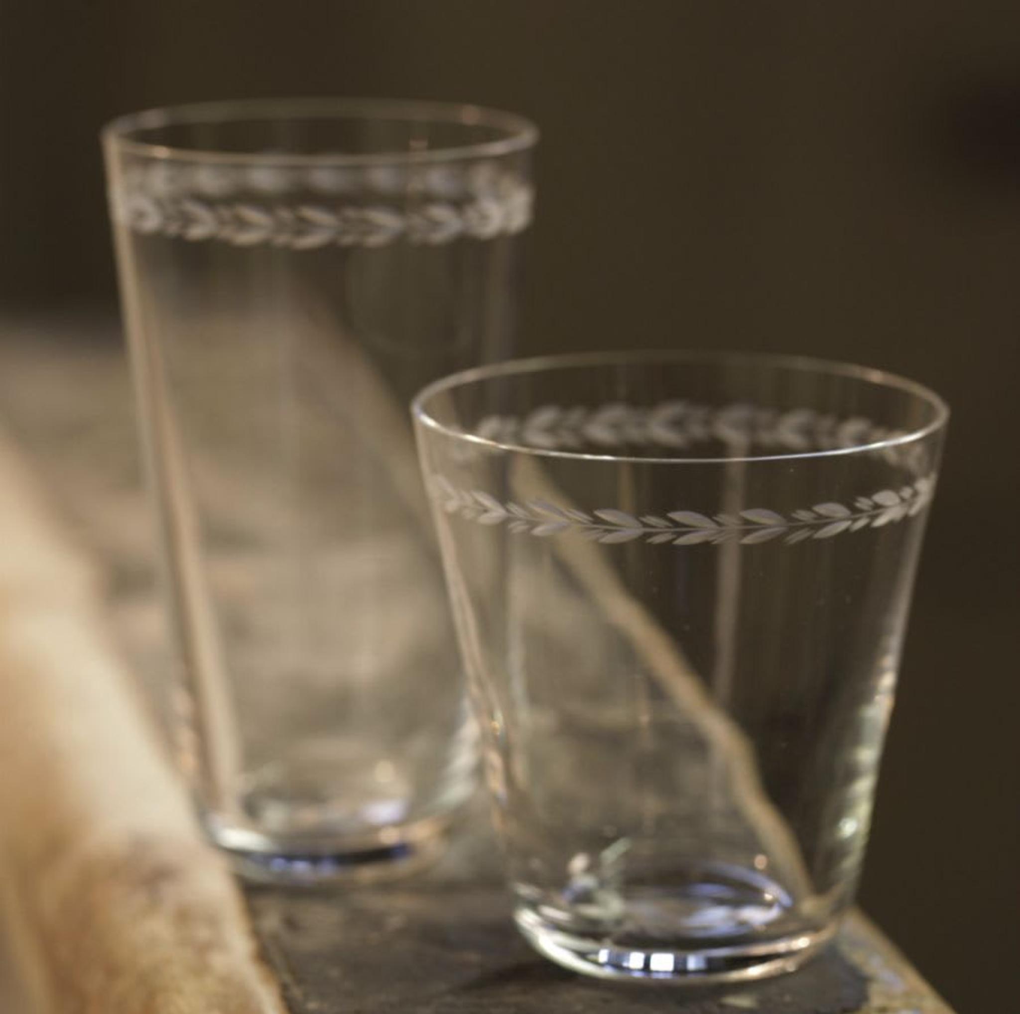 Bicchieri di cristallo per vino e acqua Cibrario