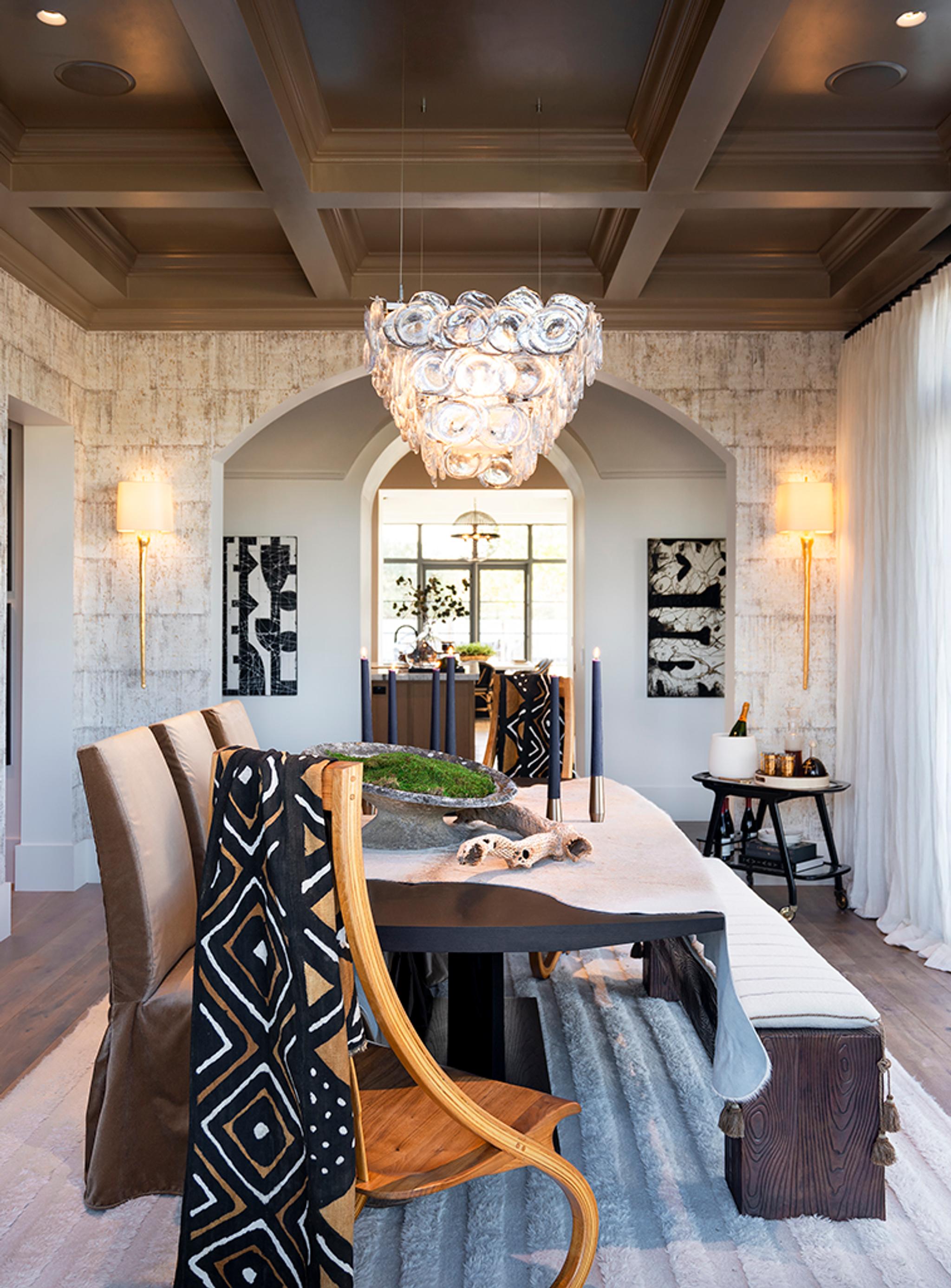 Desert tones bring the outside in for this Paradise Valley dining room