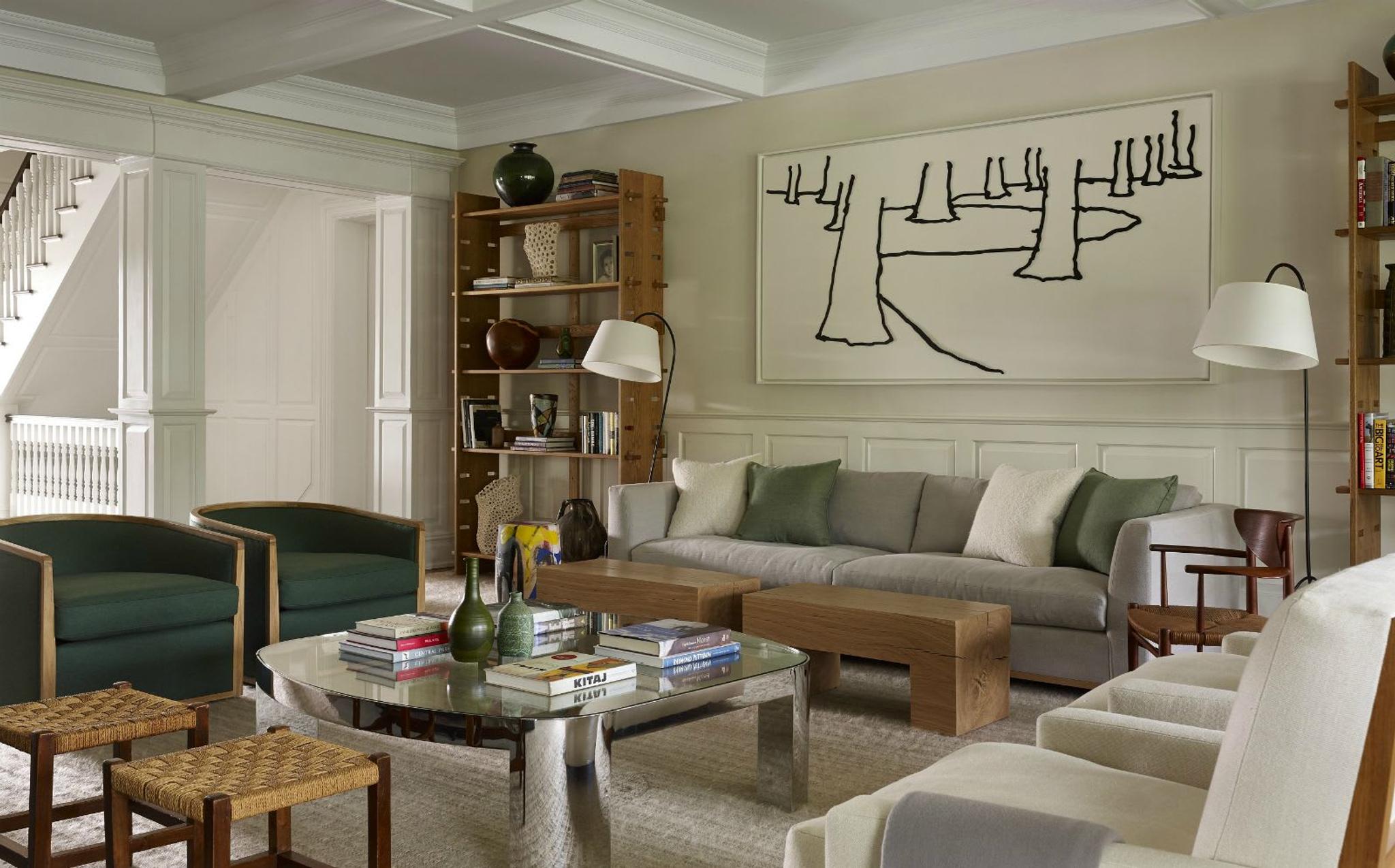 Bridgehampton New York Home living room decor by the talented Timothy Brown