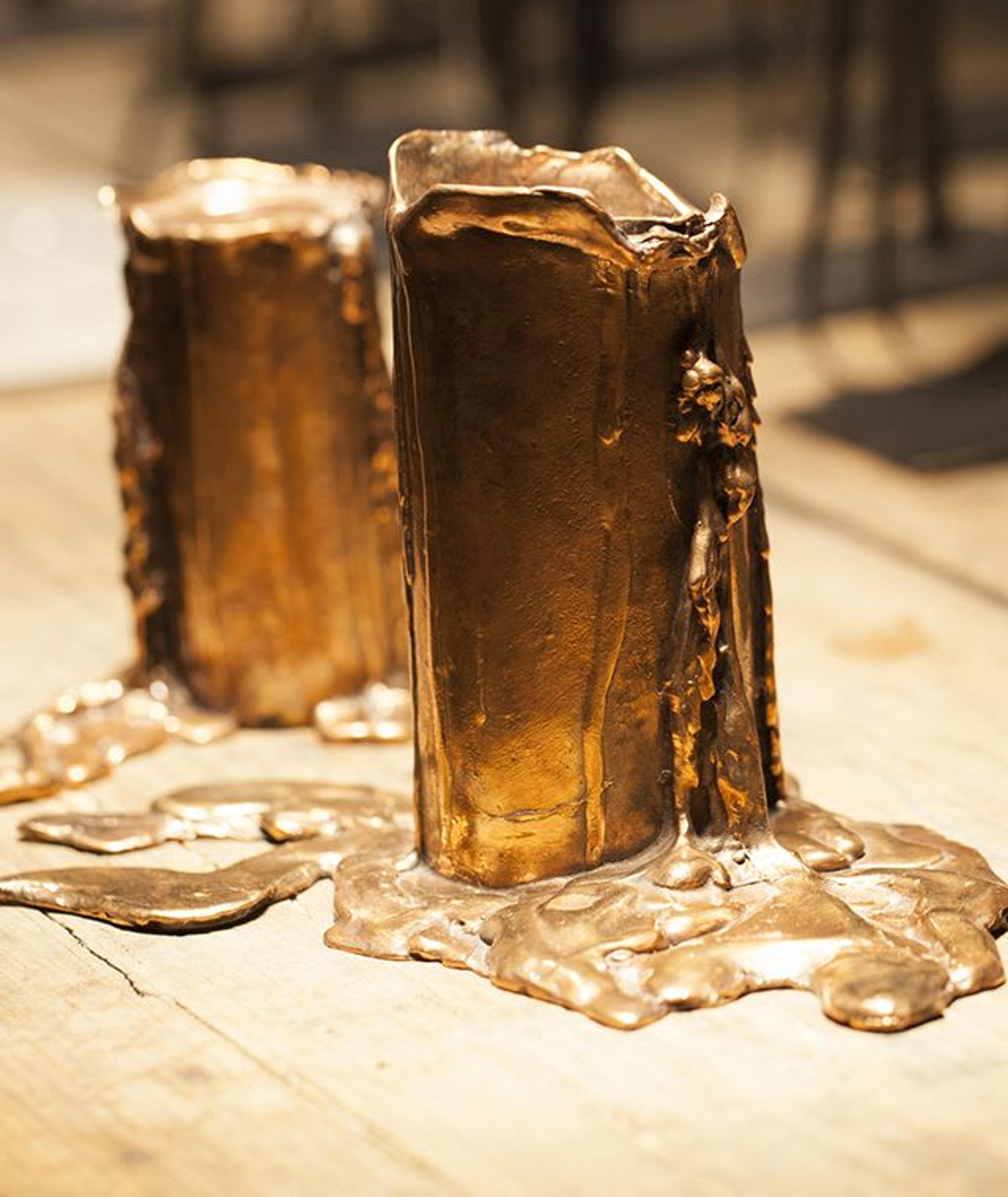 Melted Bronze Candle N°2