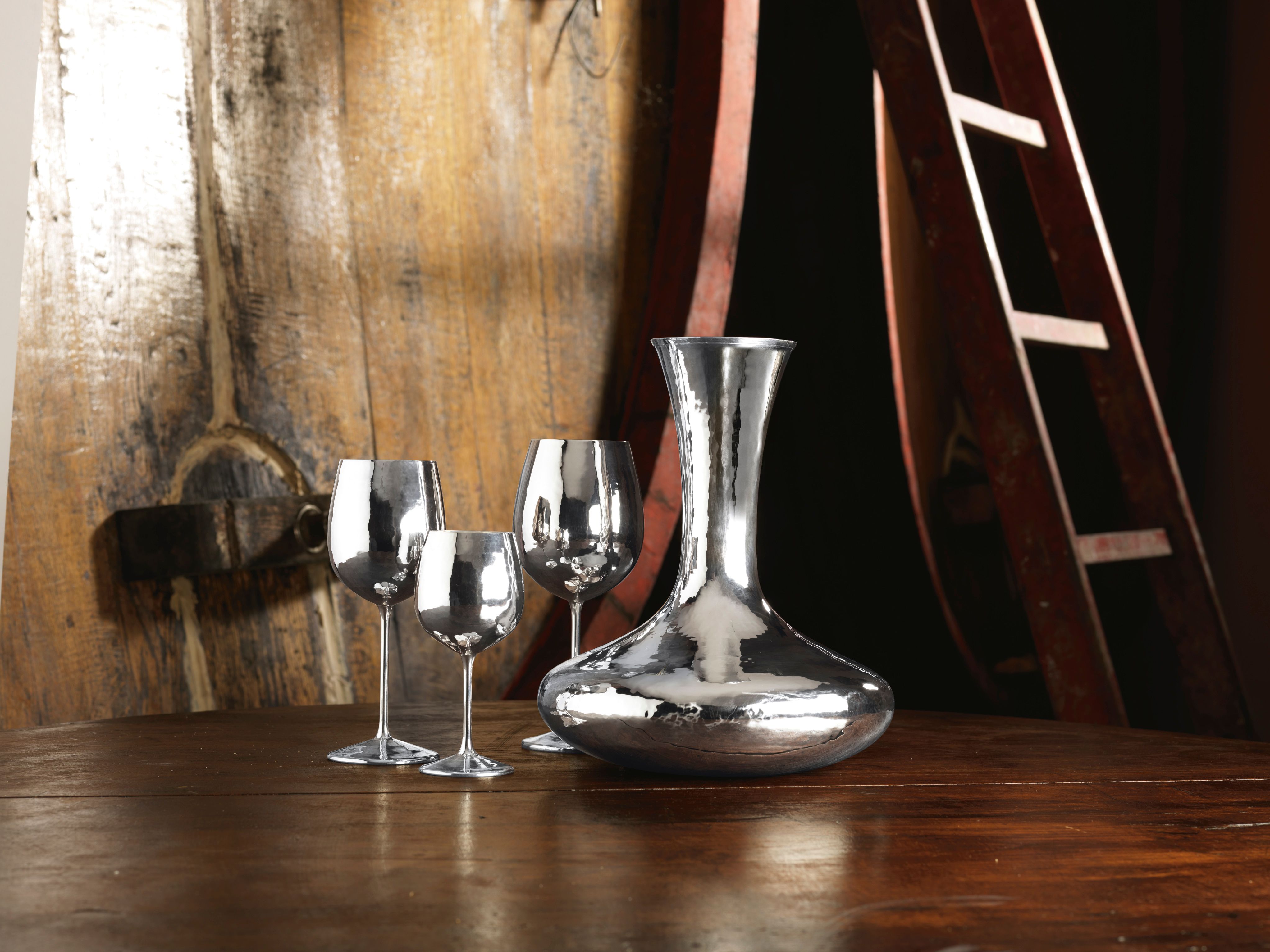 Metallic Wine Glasses