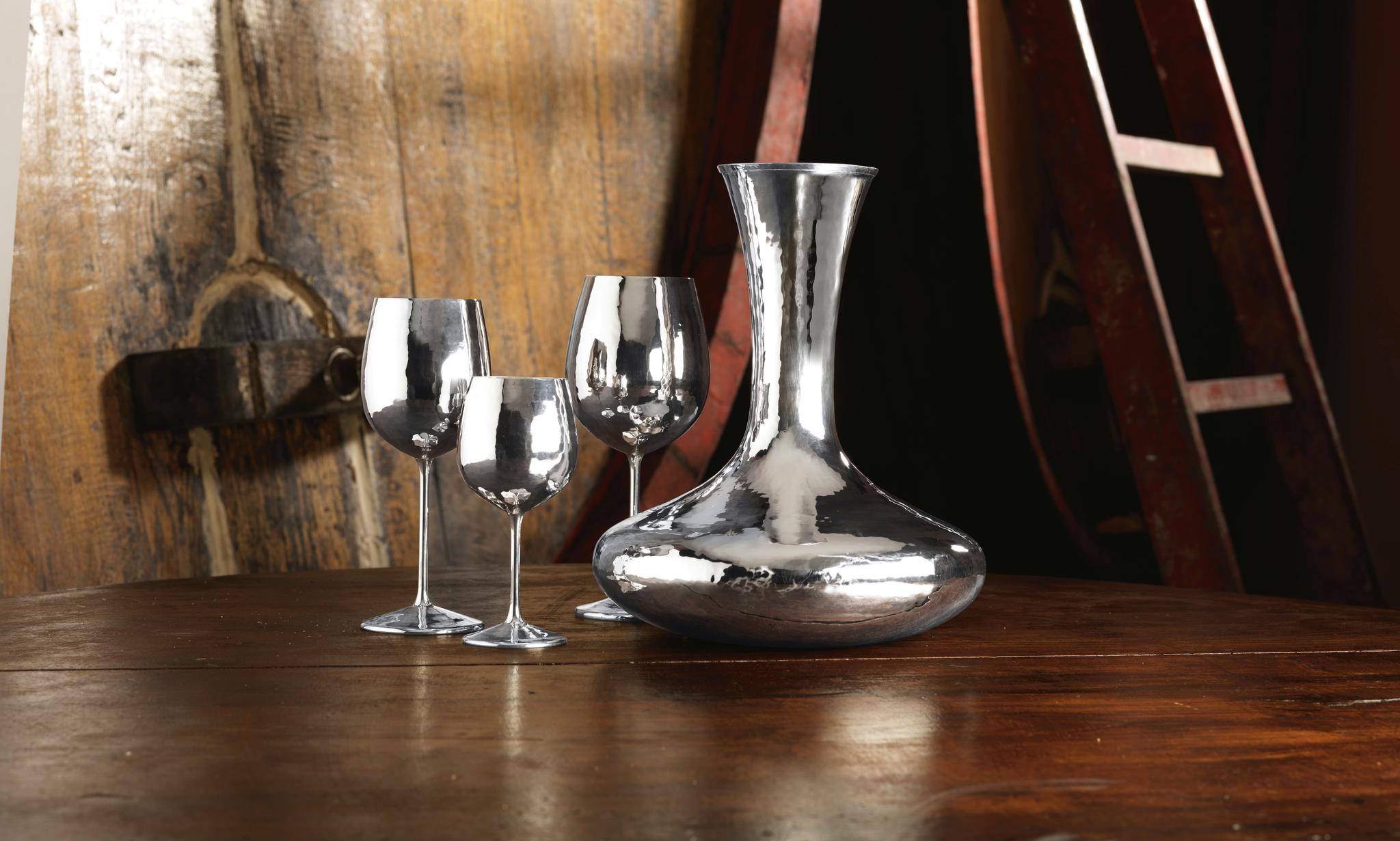 Metallic Wine Glasses
