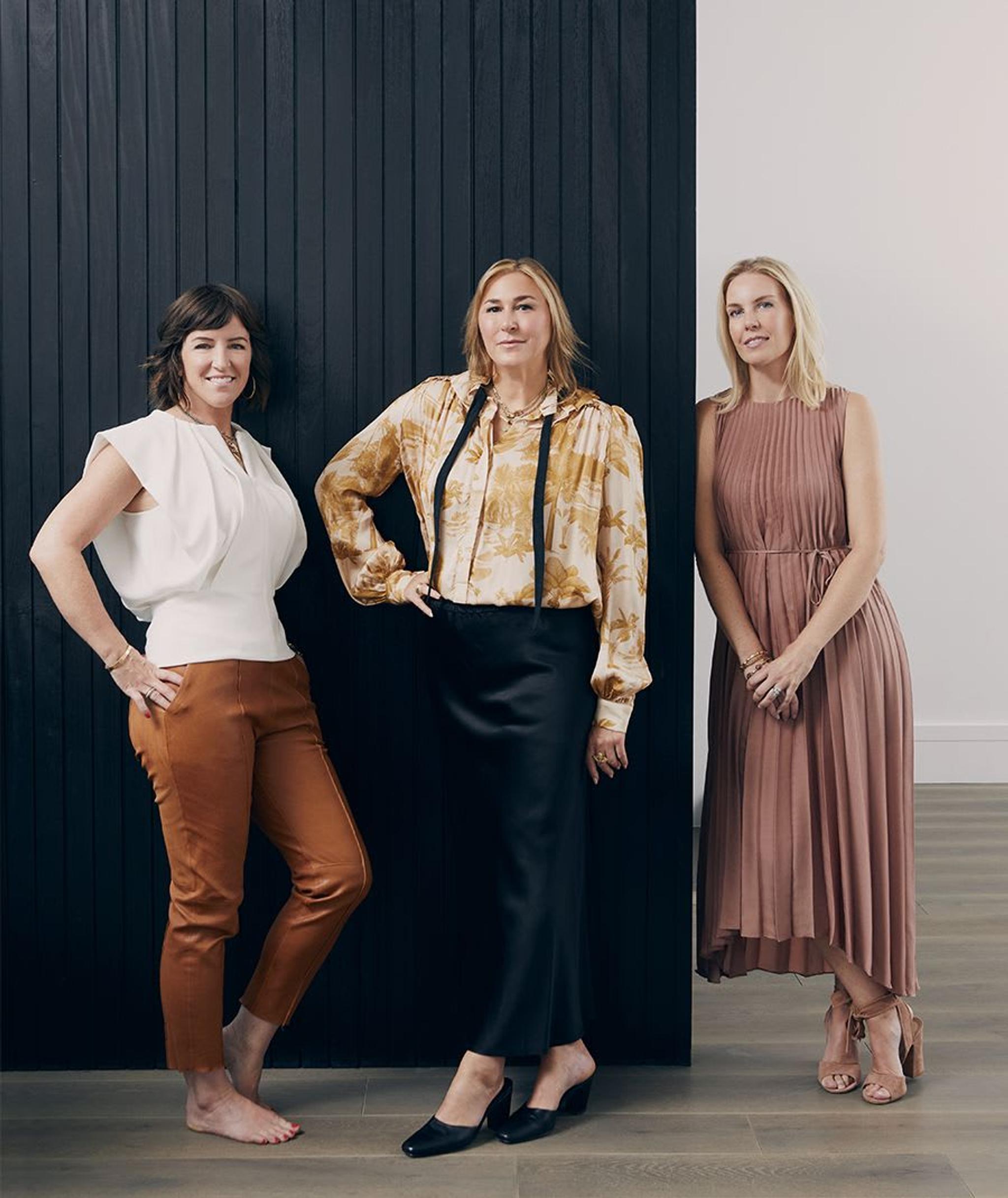 Die Gründerinnen von Studio Gild. Von links Jennie Bishop, Melissa Benham und Kristen Ekeland