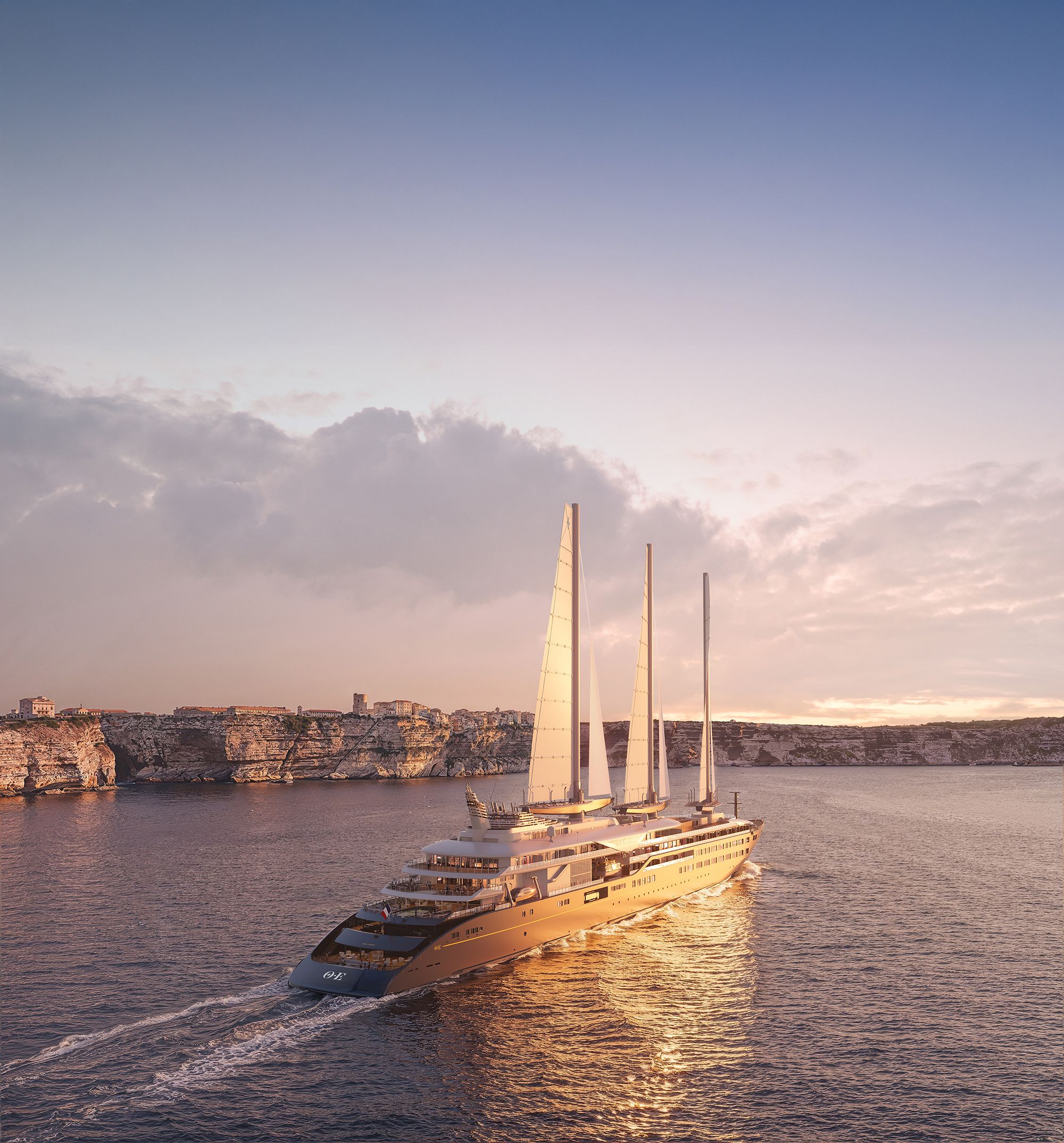 The World's Largest Sailing Yacht Debuts, Featuring Exteta's Al Mare Collection