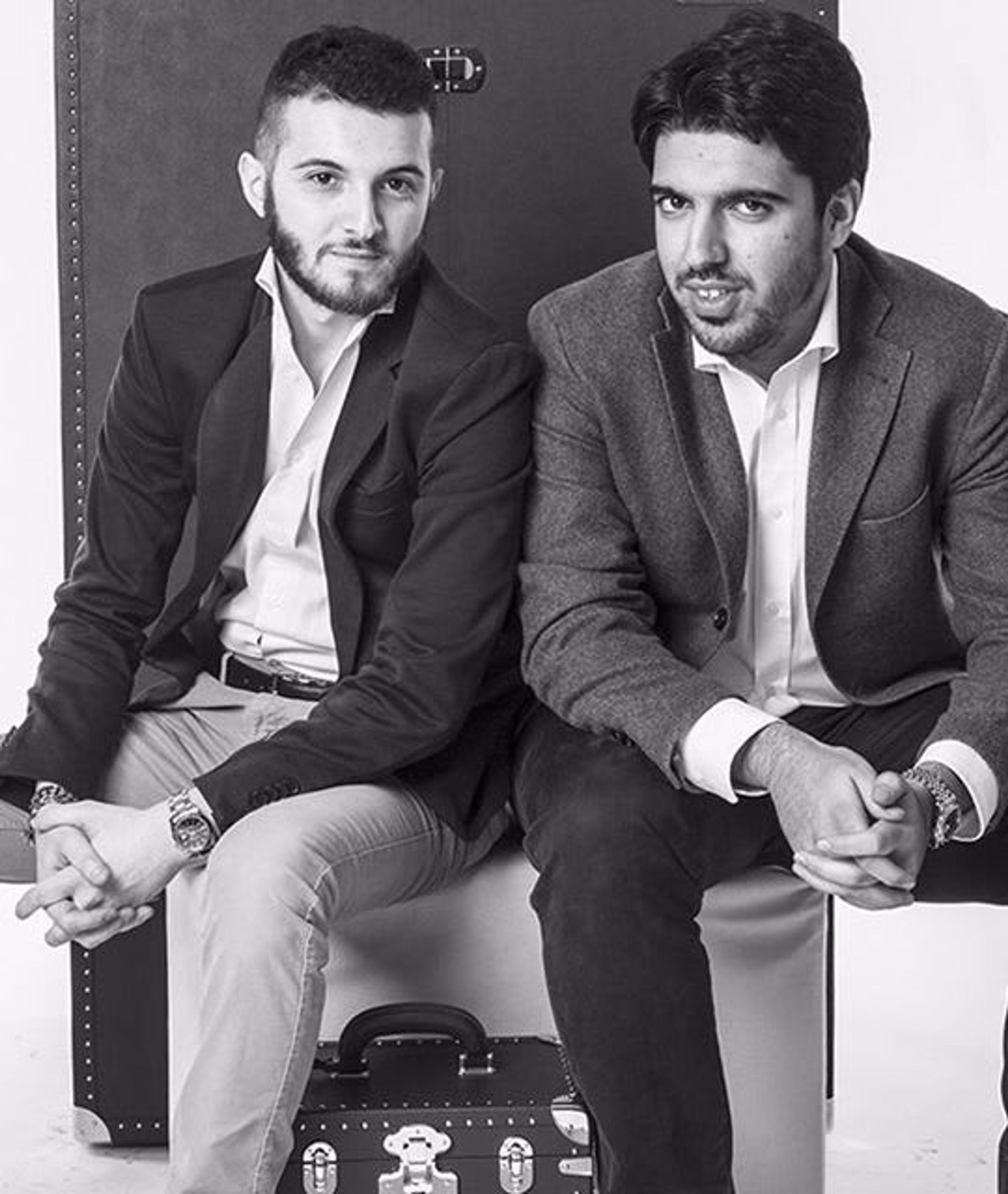 Die beiden Gründer Mattia Scattarelli und Guido Boem