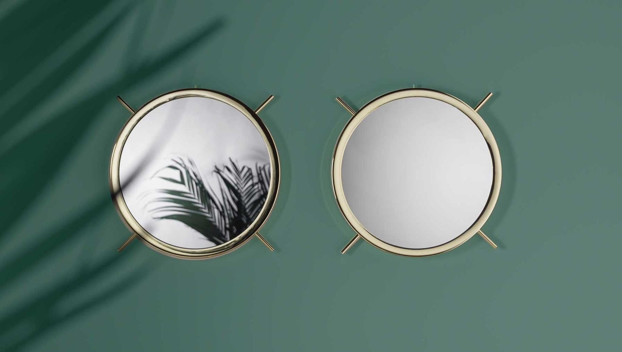 Miroirs muraux ronds contemporains