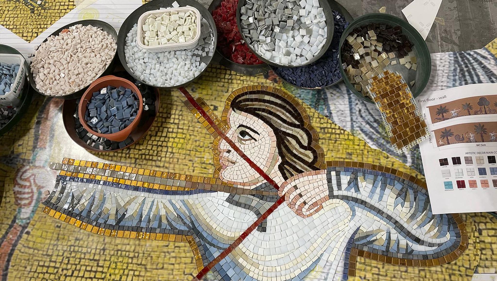 Italienisches Mosaik von Sicis
