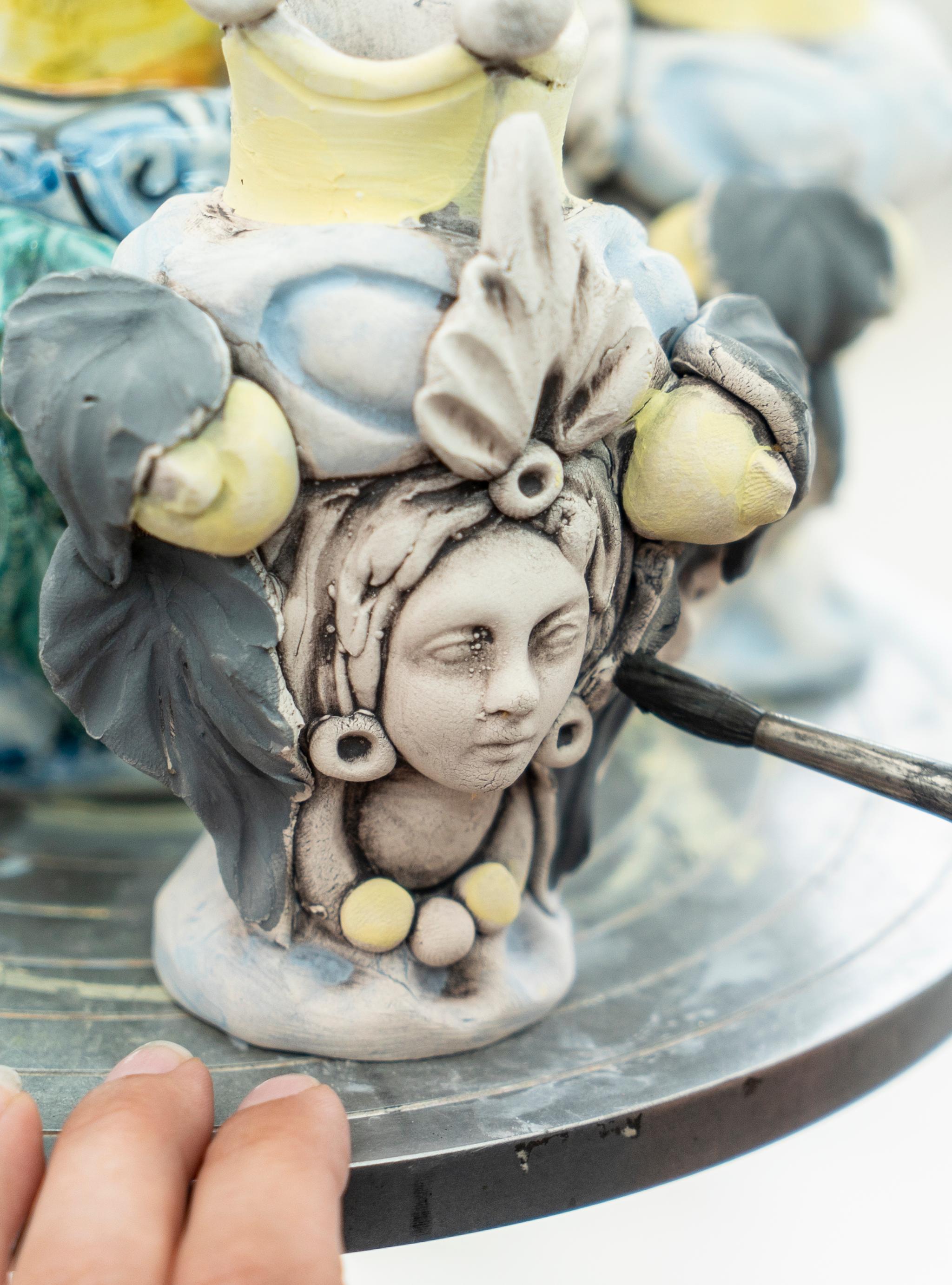 Pintura cerámica en el taller Ceramiche Verus