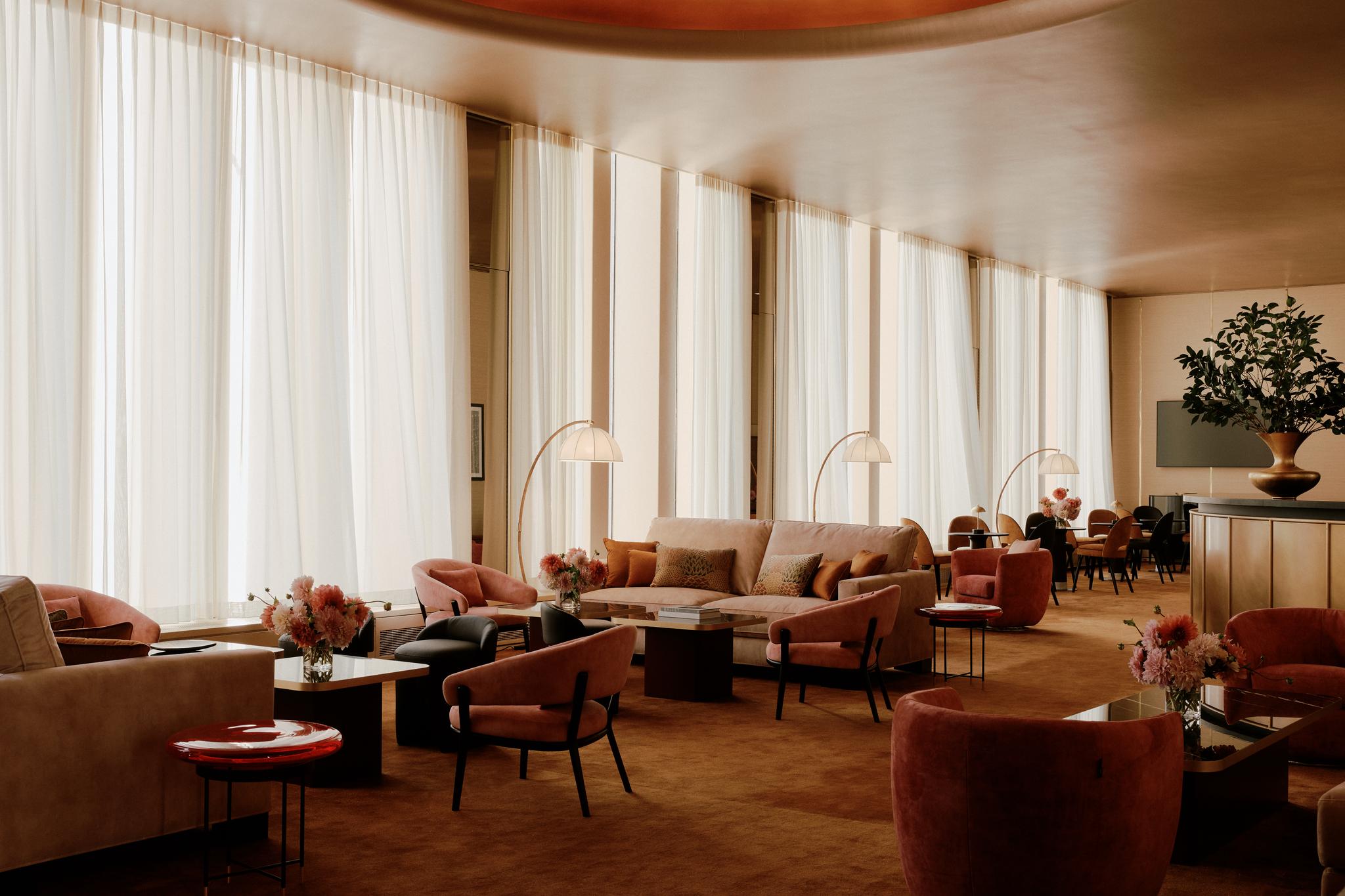 GACHOT’s Sophisticated Redesign of the Met Opera Patron Lounge for ELLE DECOR