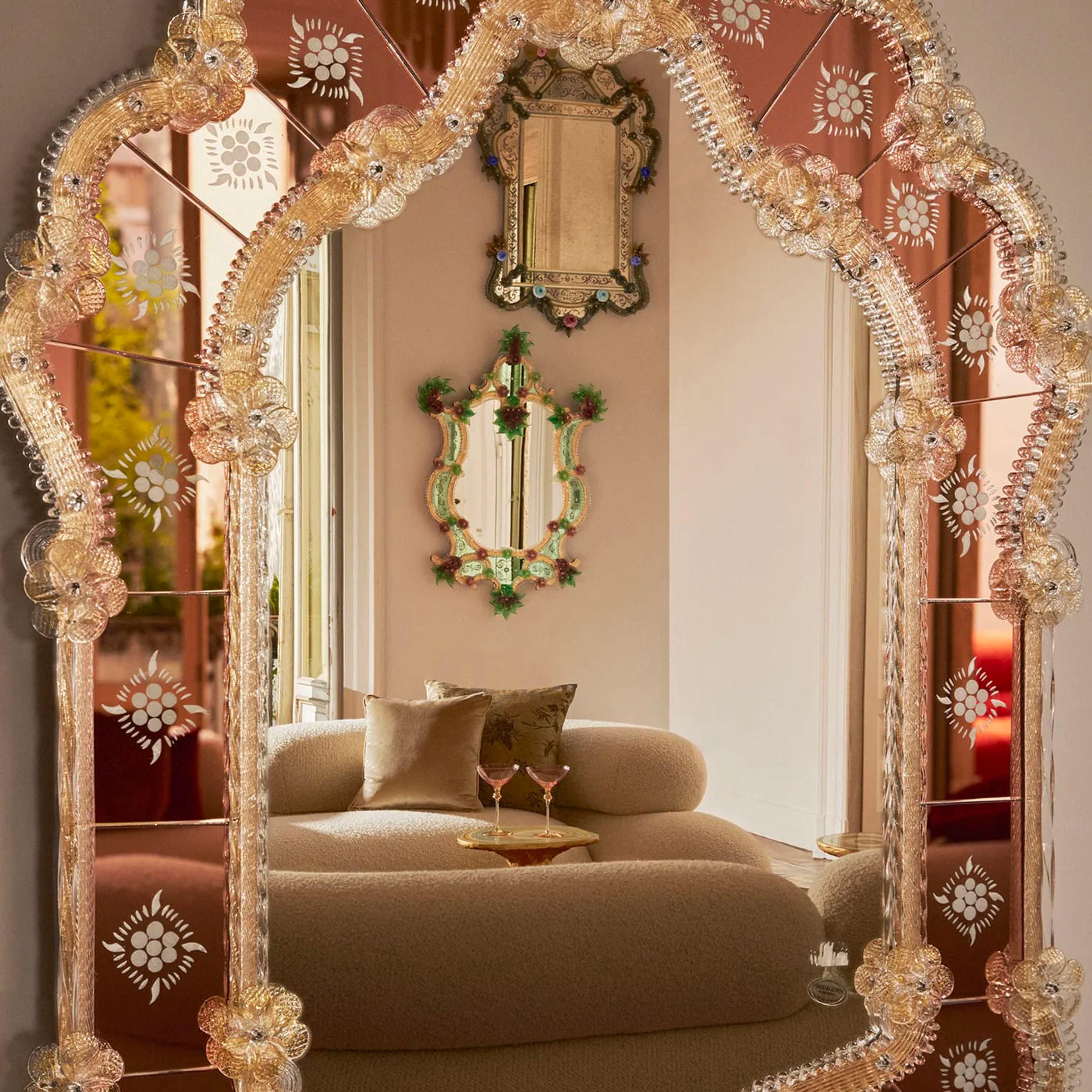 Decorative Mirrors with Bold Frames