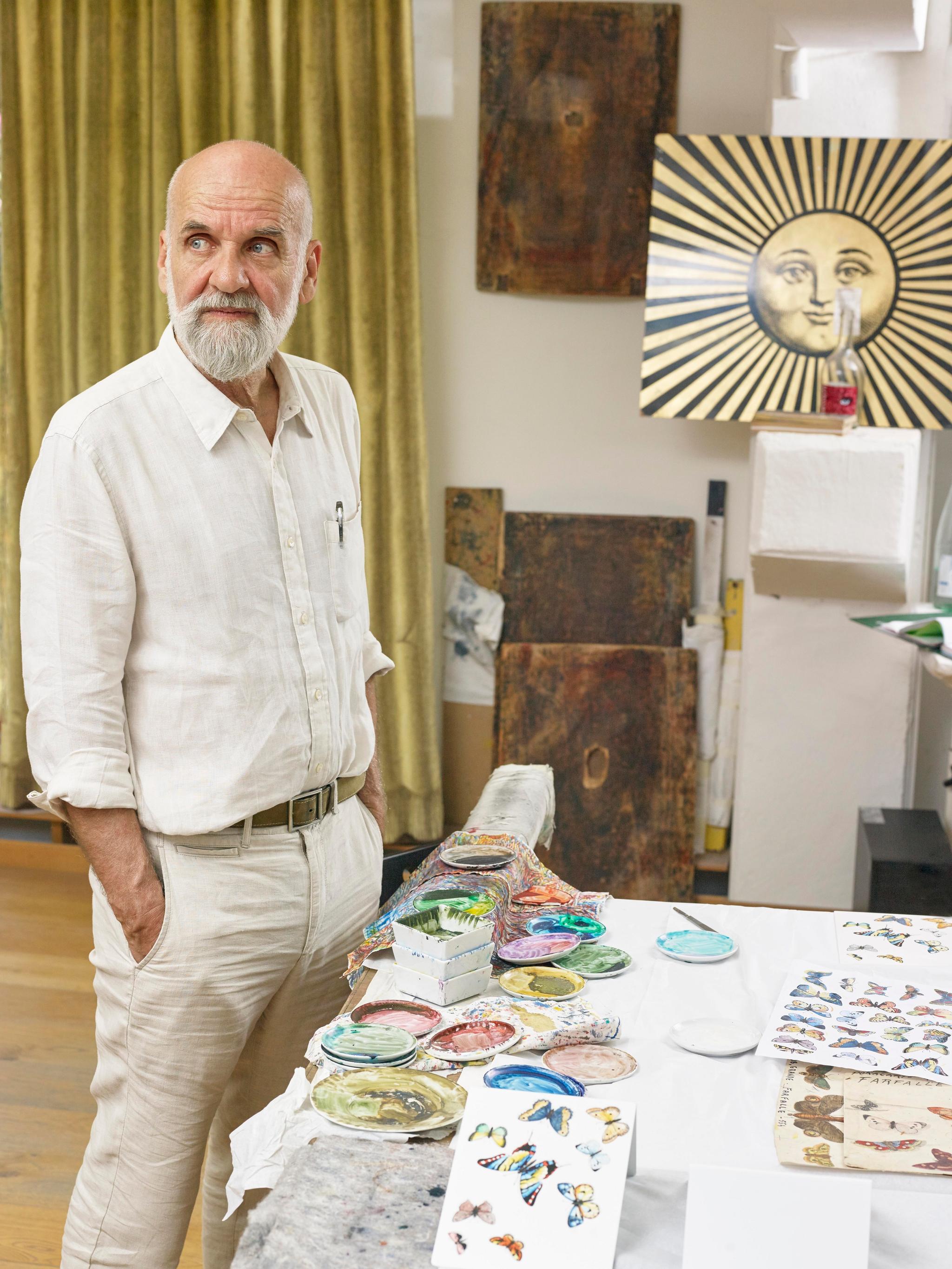 Barnaba Fornasetti at the Atelier