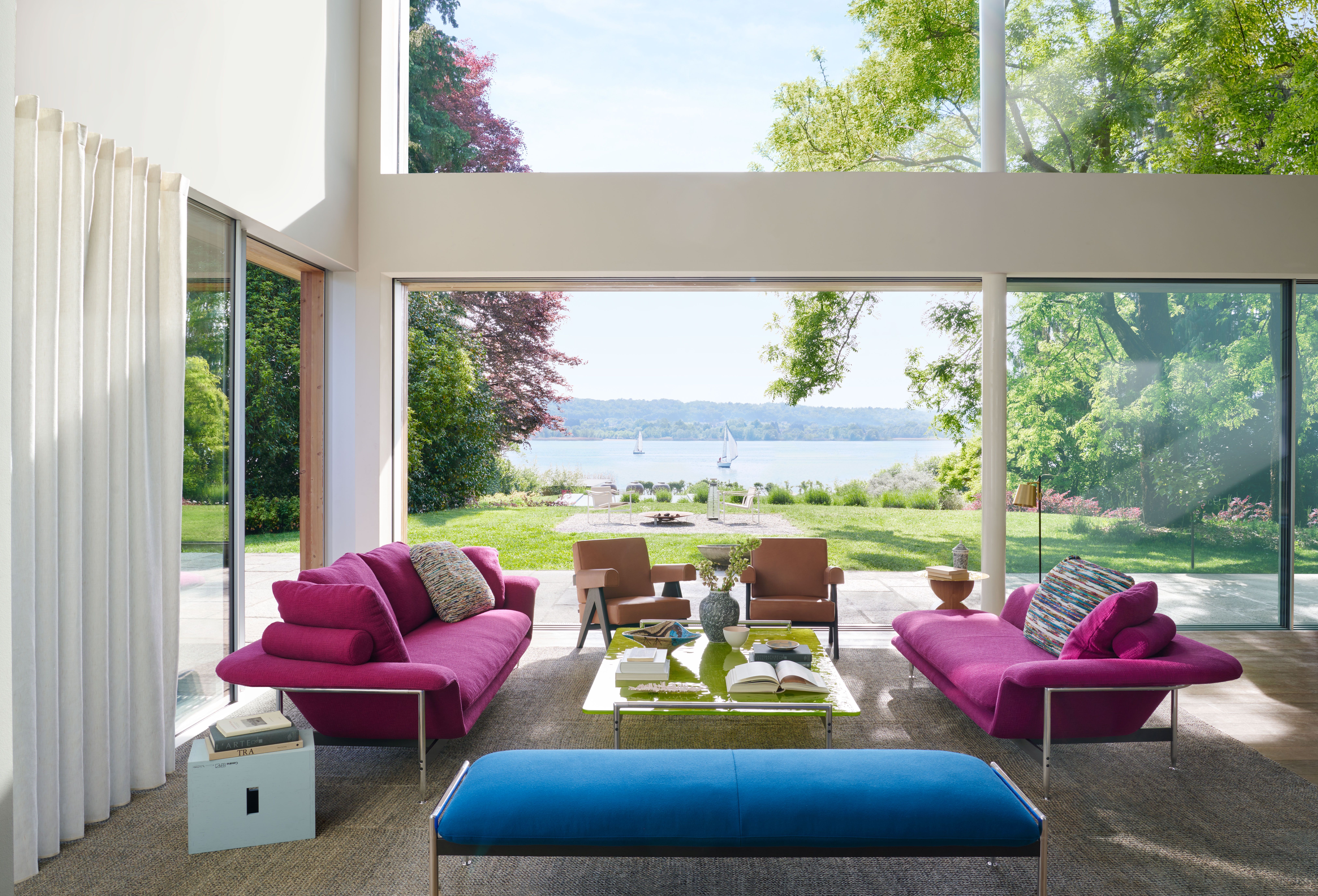 Buy the Cassina 1 Fauteuil Dossier Basculant Armchair at