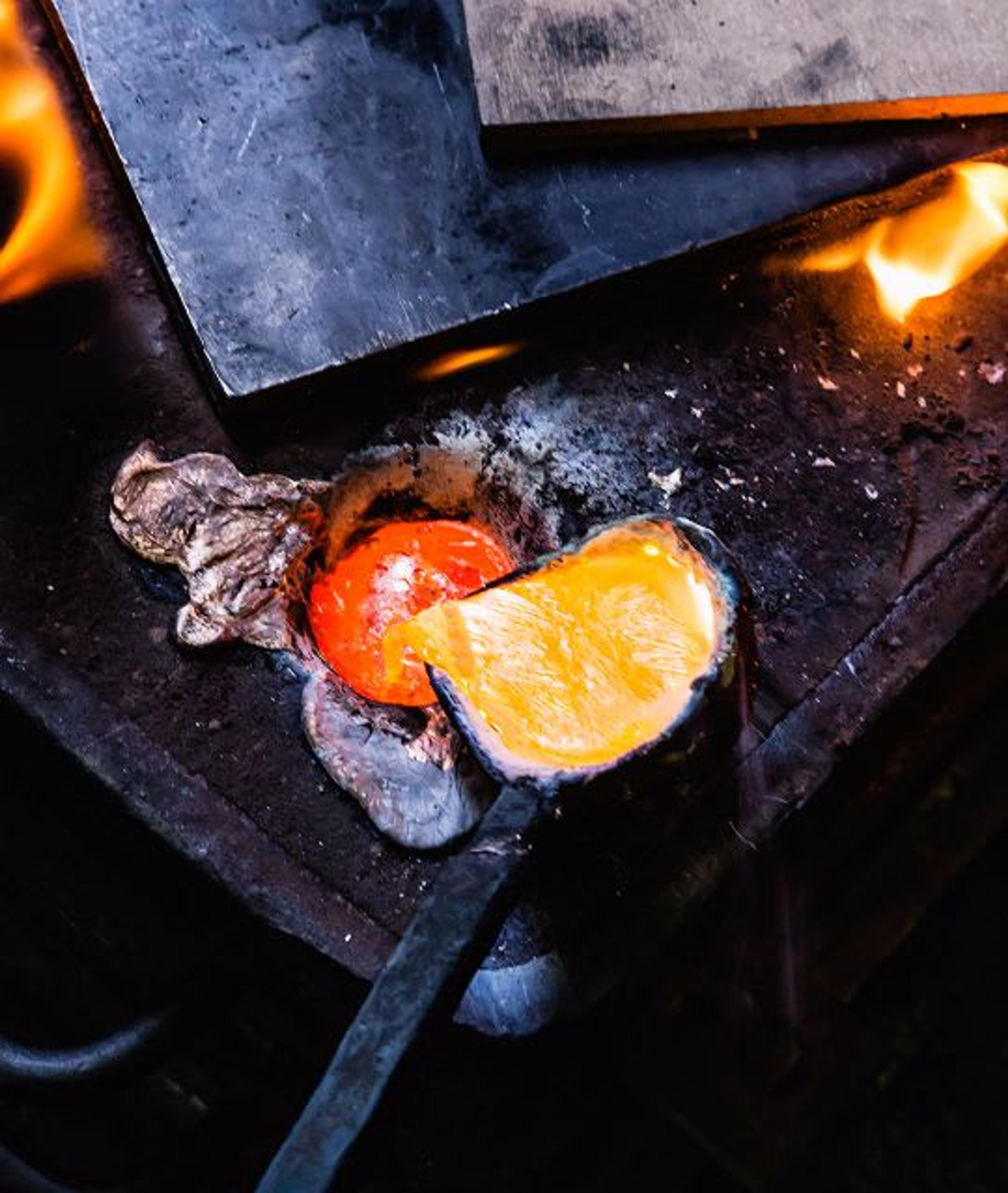Forging metal in Gianluca Pacchioni's Milan-based workshop