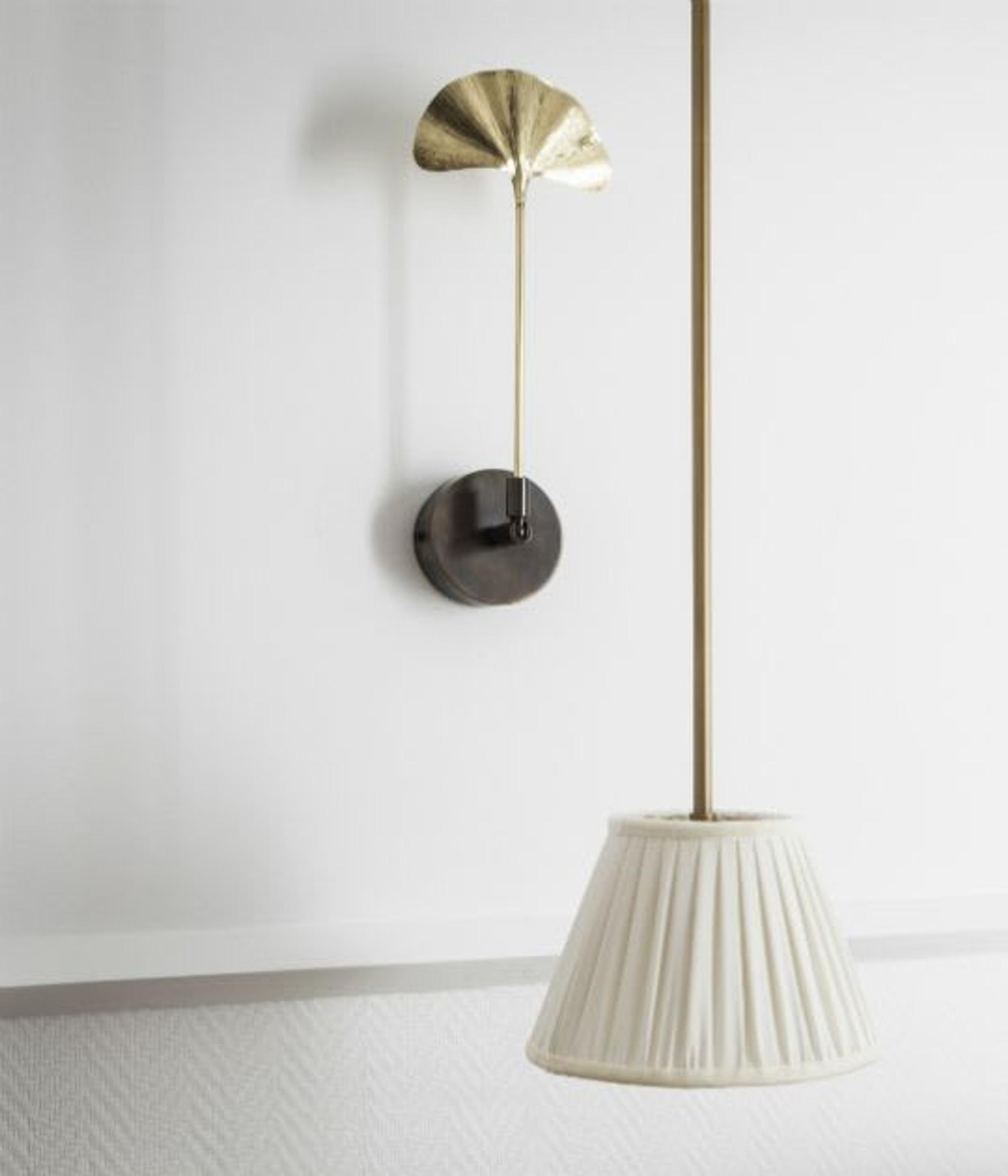 Lighting inside one of Senato Hotel Milano elegant rooms.