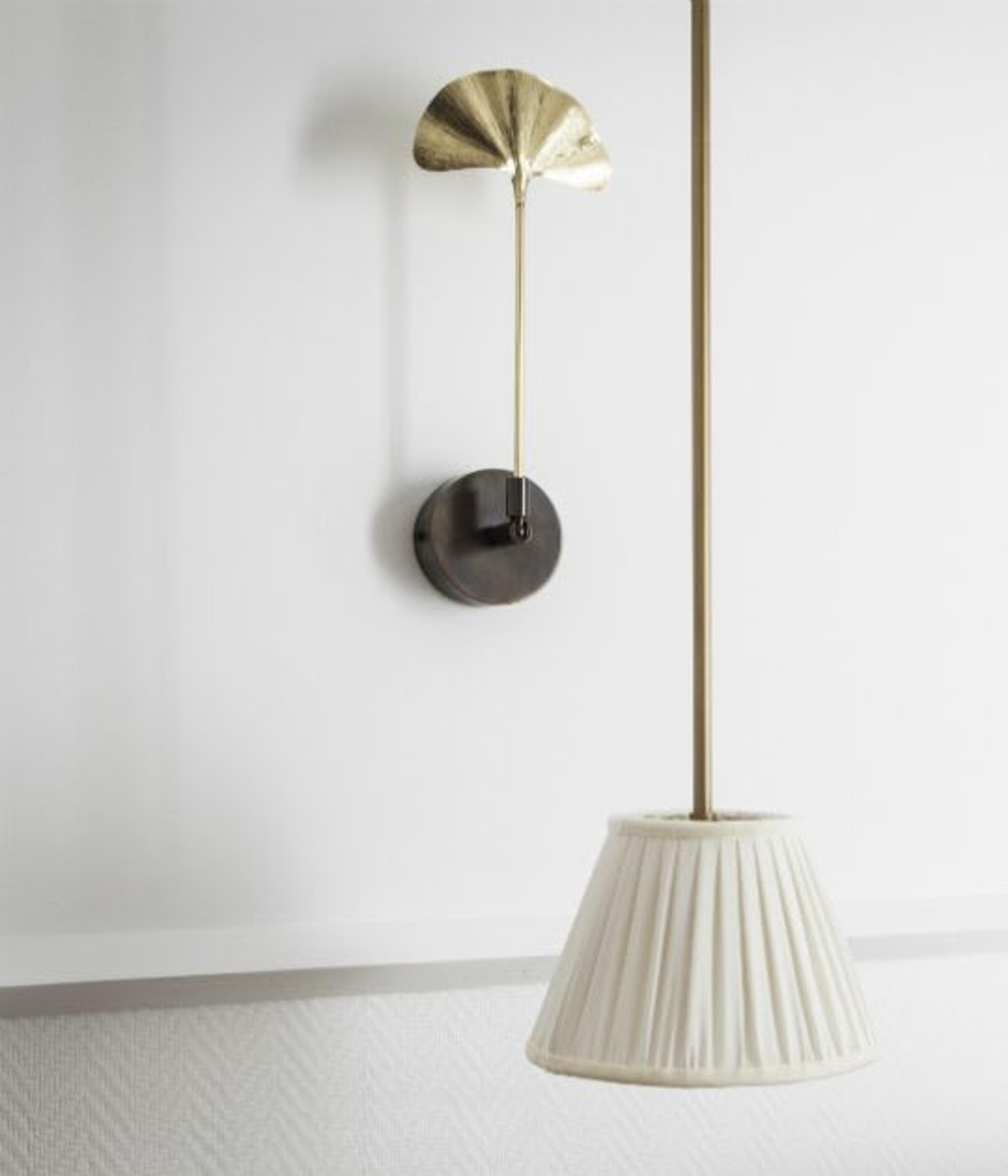 Beleuchtung in einem der eleganten Zimmer des Senato Hotel Milano.