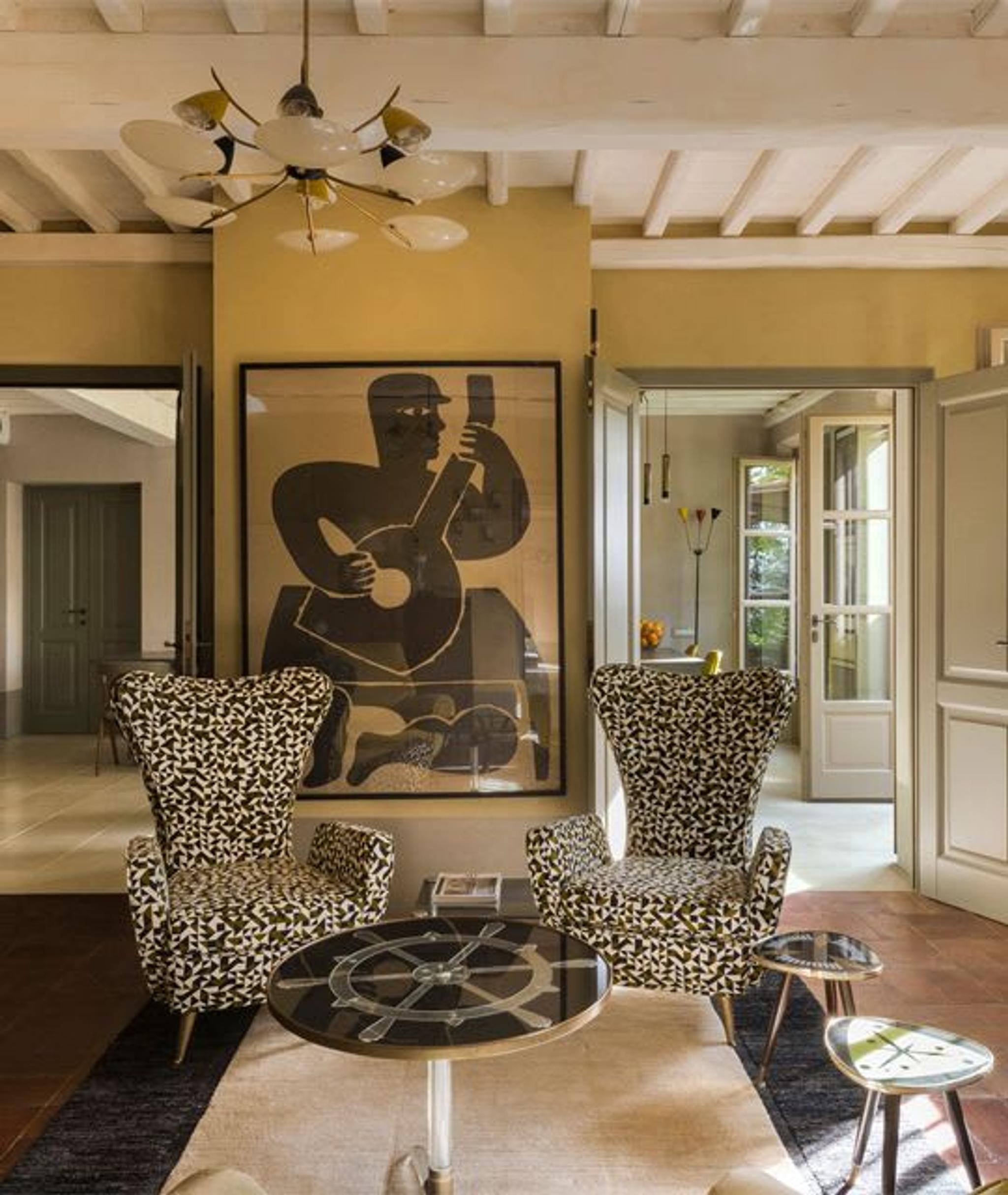 Warm and welcoming area of the Guest House.