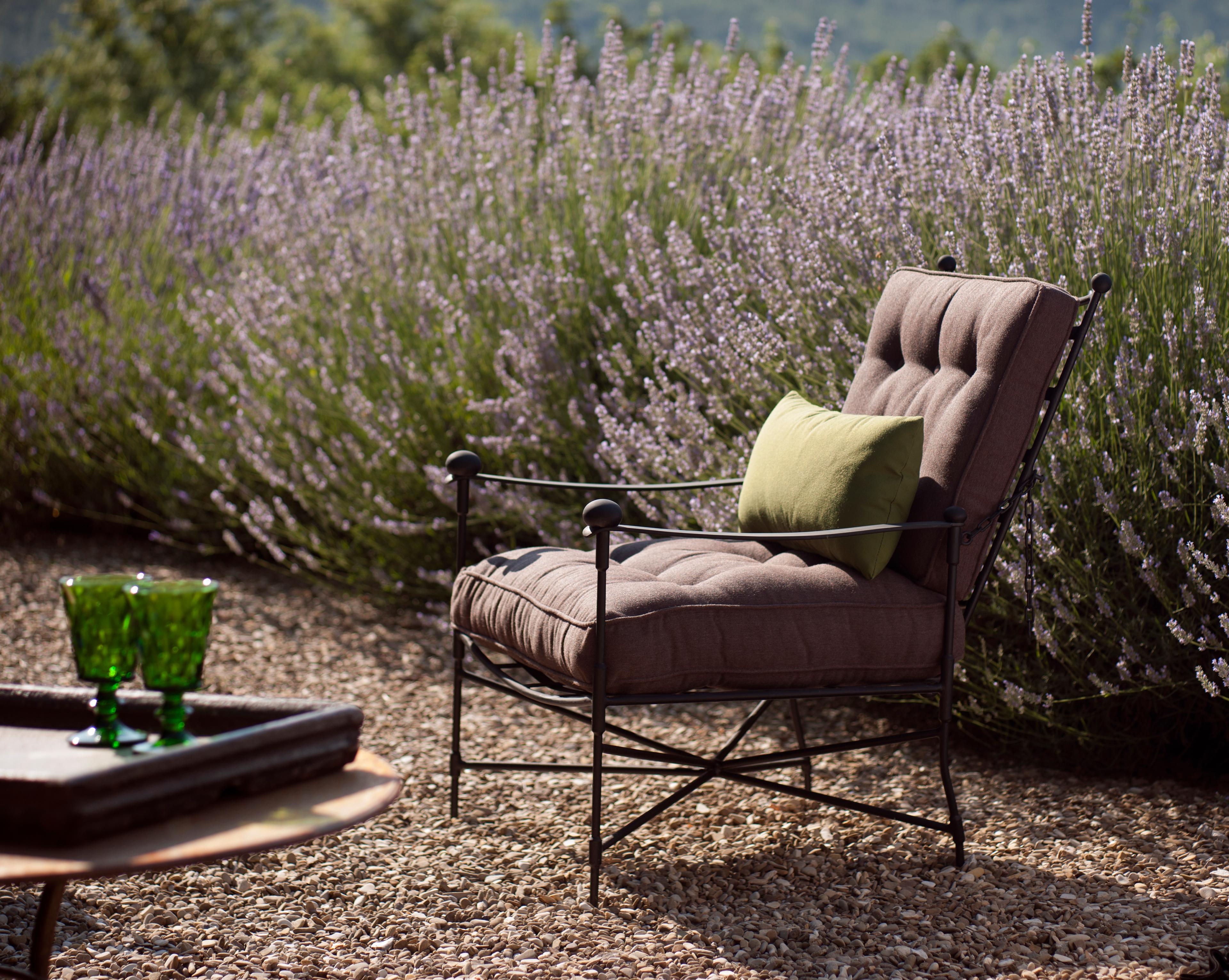 Upholstered Outdoor Armchairs