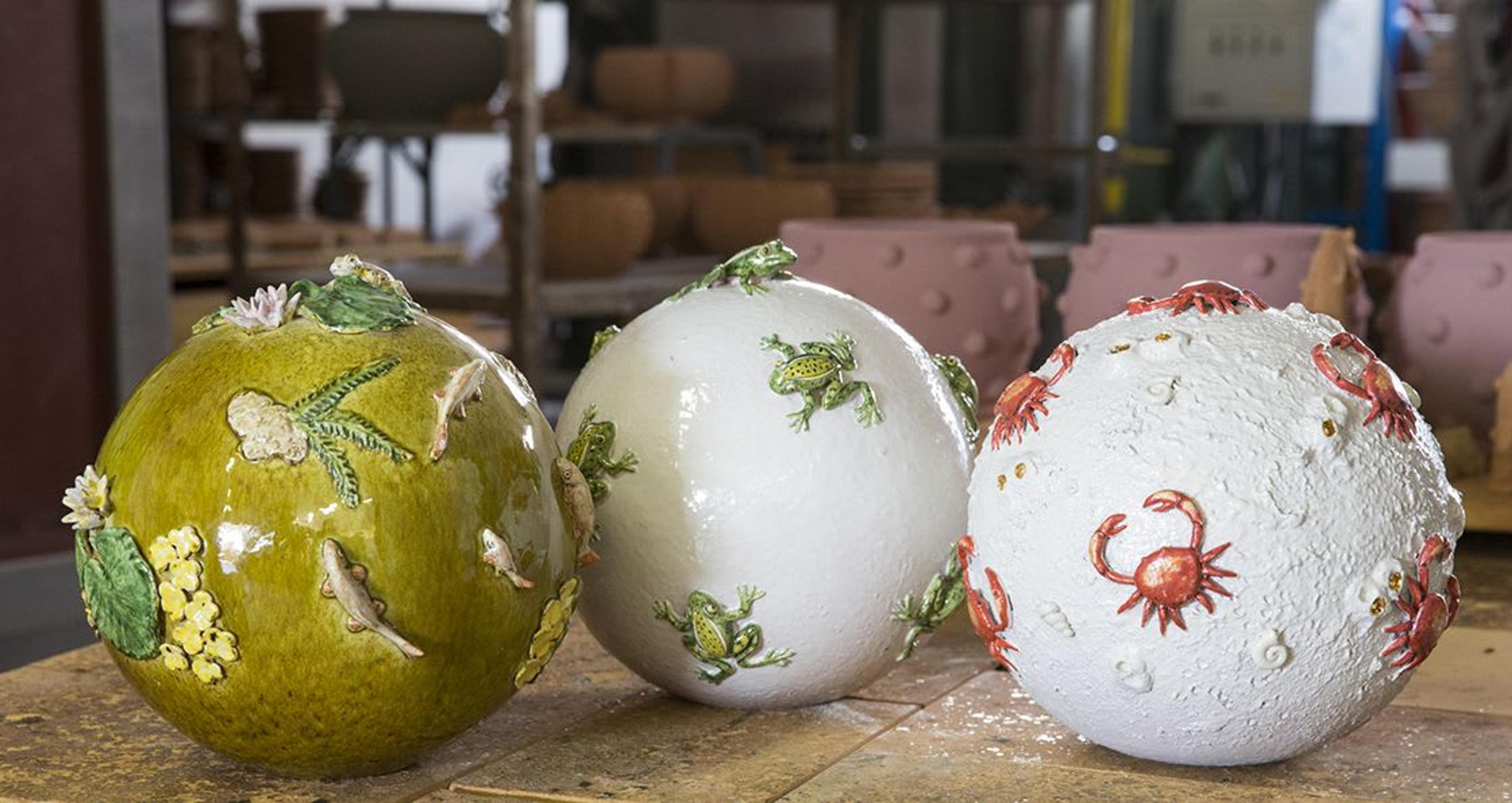 Maiolica Spheres by ND Dolfi