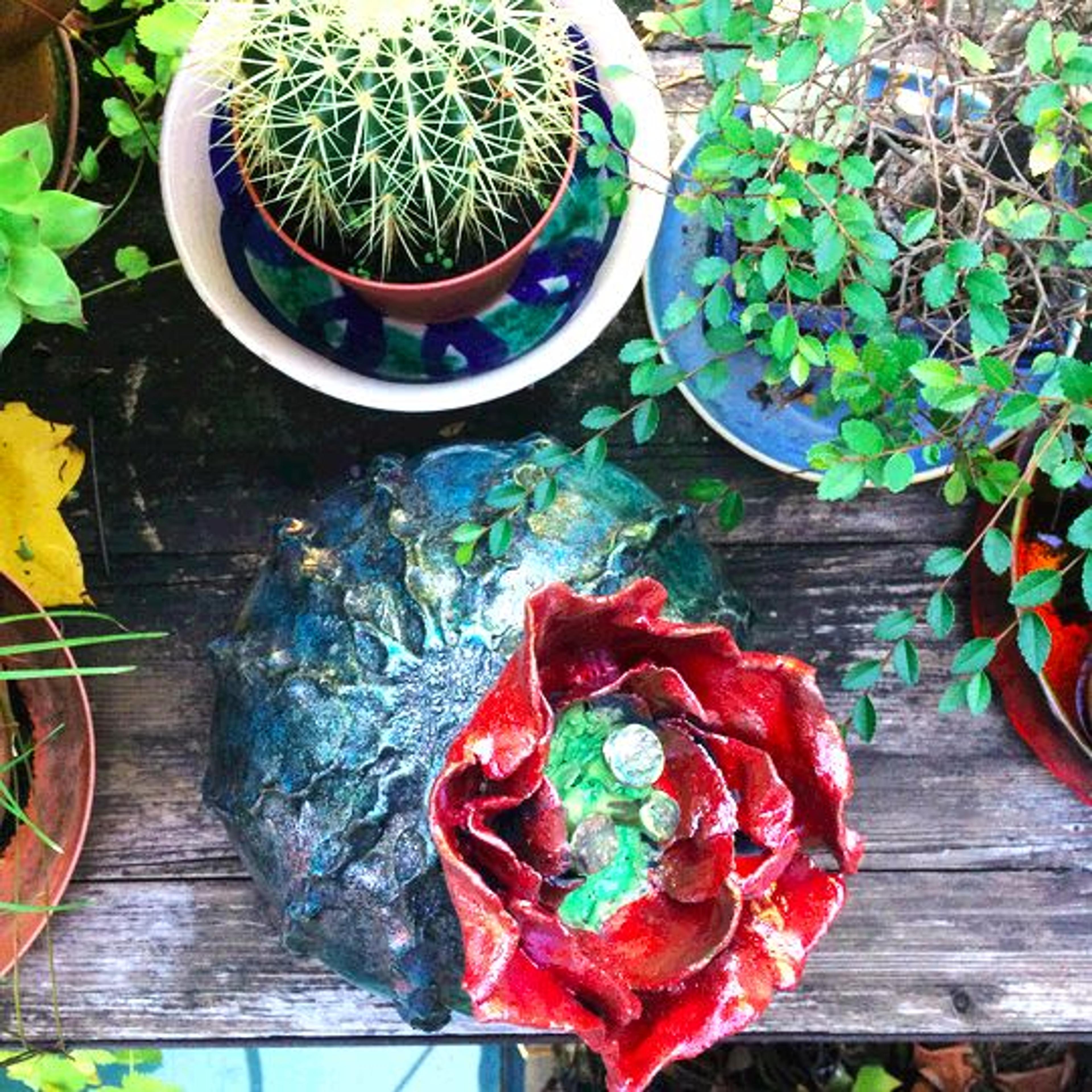 Detalles coloridos de la casa de Margherita