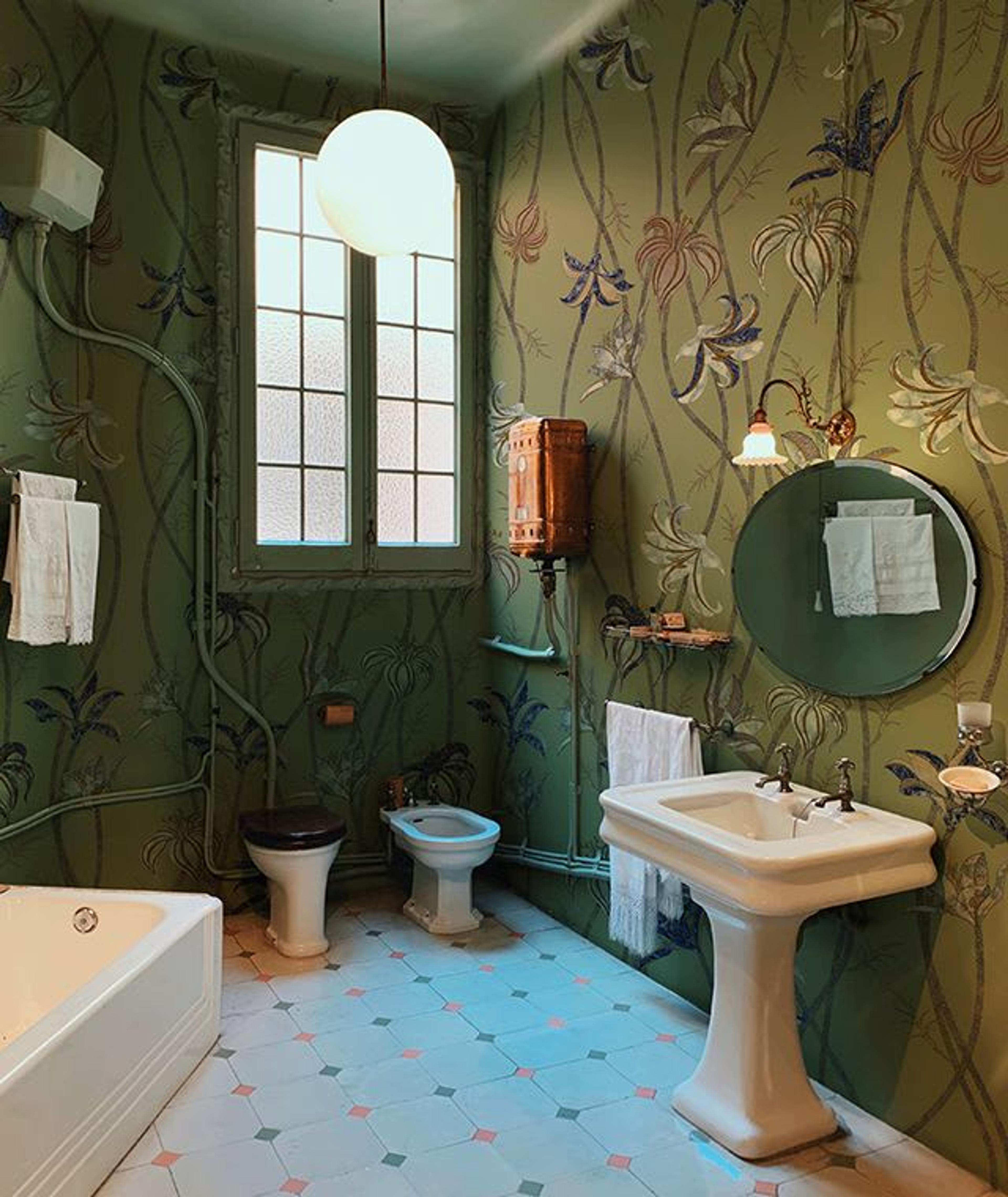 Papier peint Salvia Fiori Verde de Mavoix