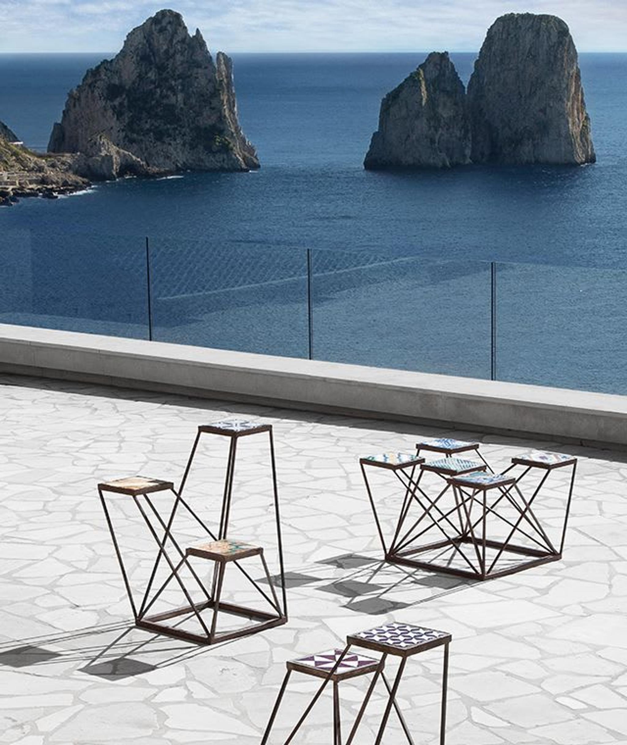 Quintet Ensemble Pedestal Table