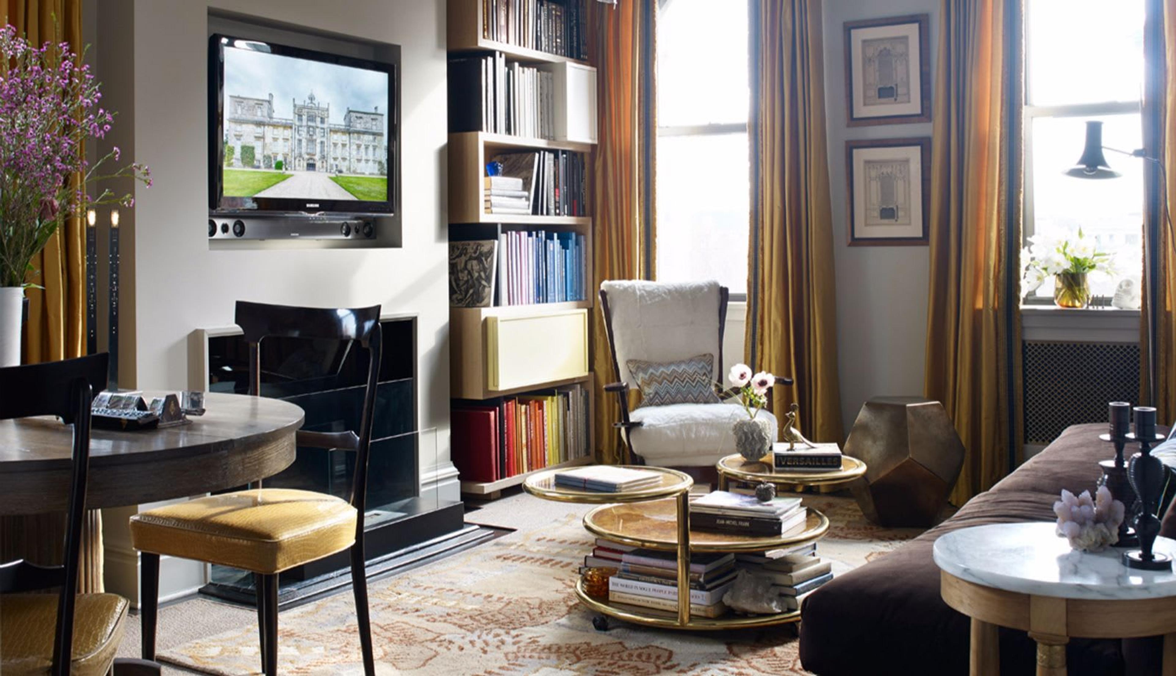 Stylish living room by Wesley Moon