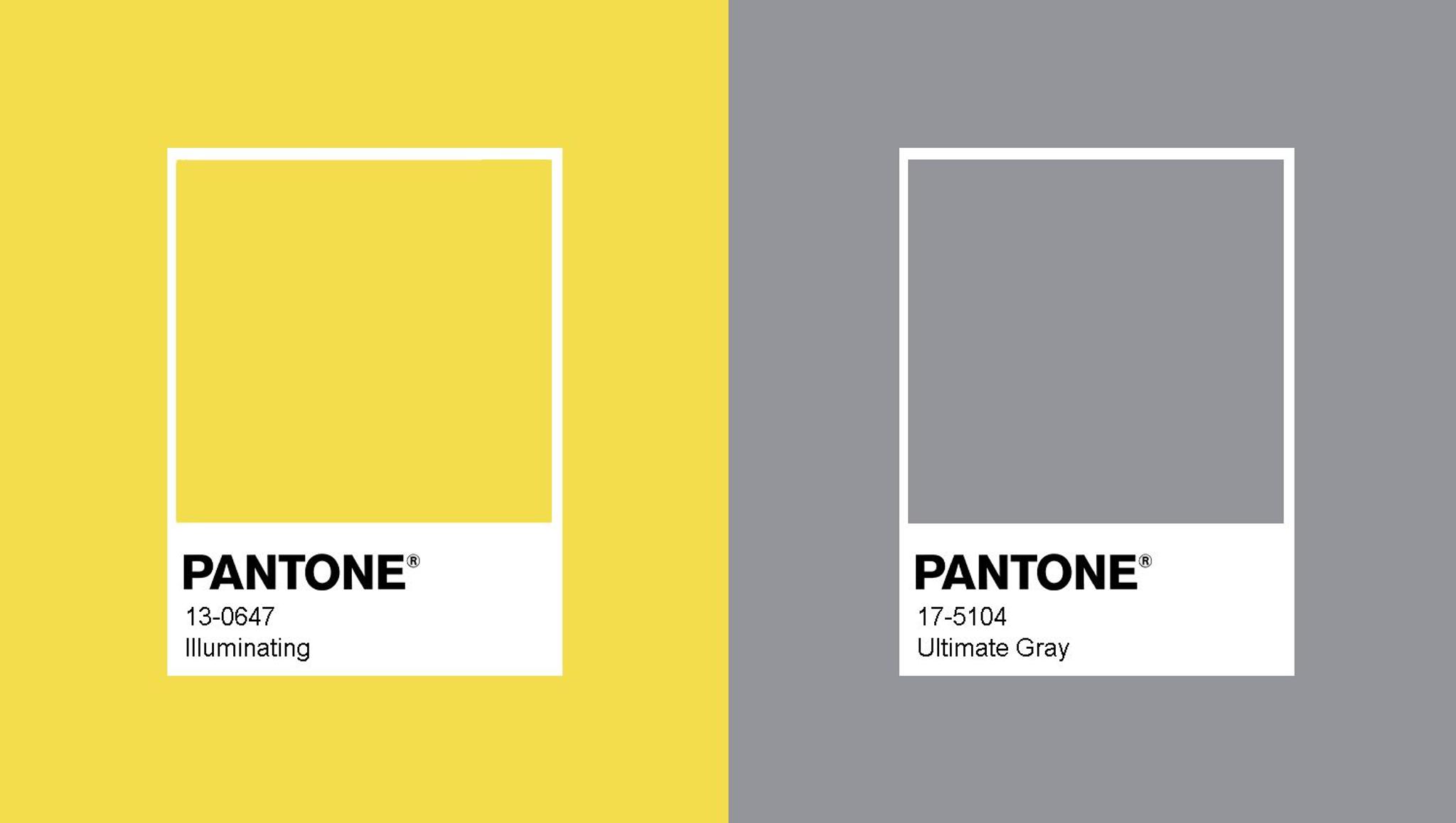 Pantone Colors 2021: Illuminating & Ultimate Gray