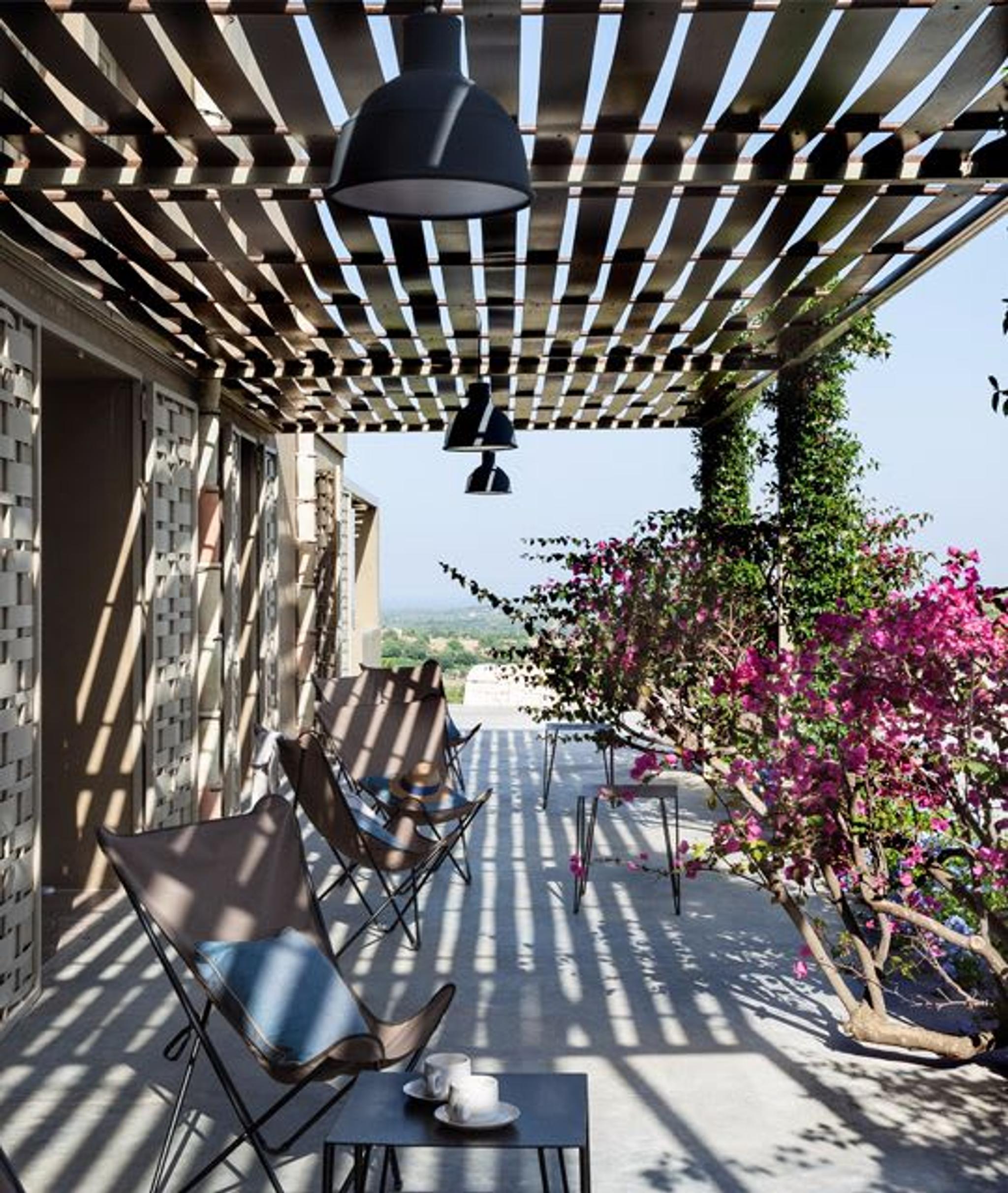 The Terrace next to the pool