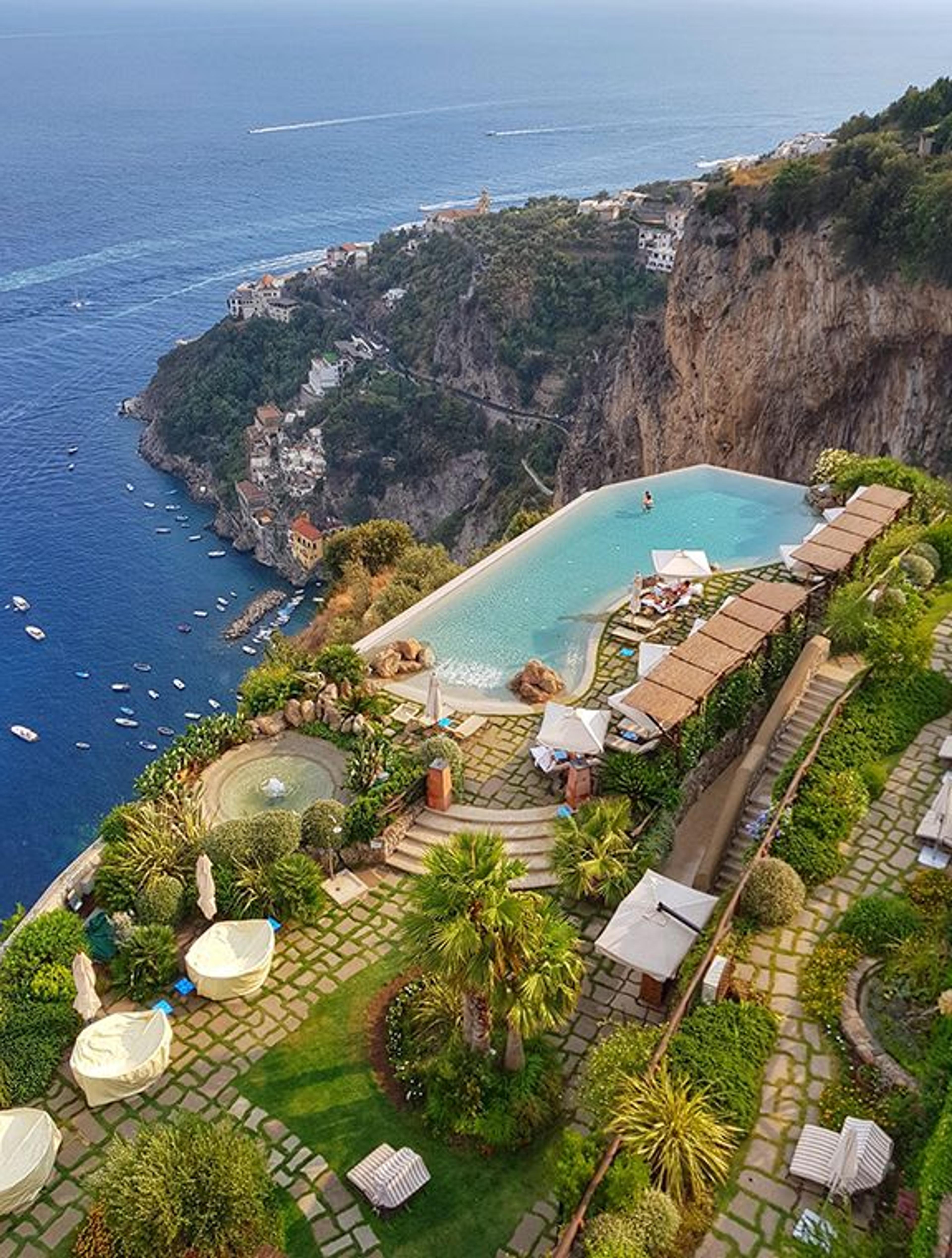 Vue de la Costiera Amalfitana