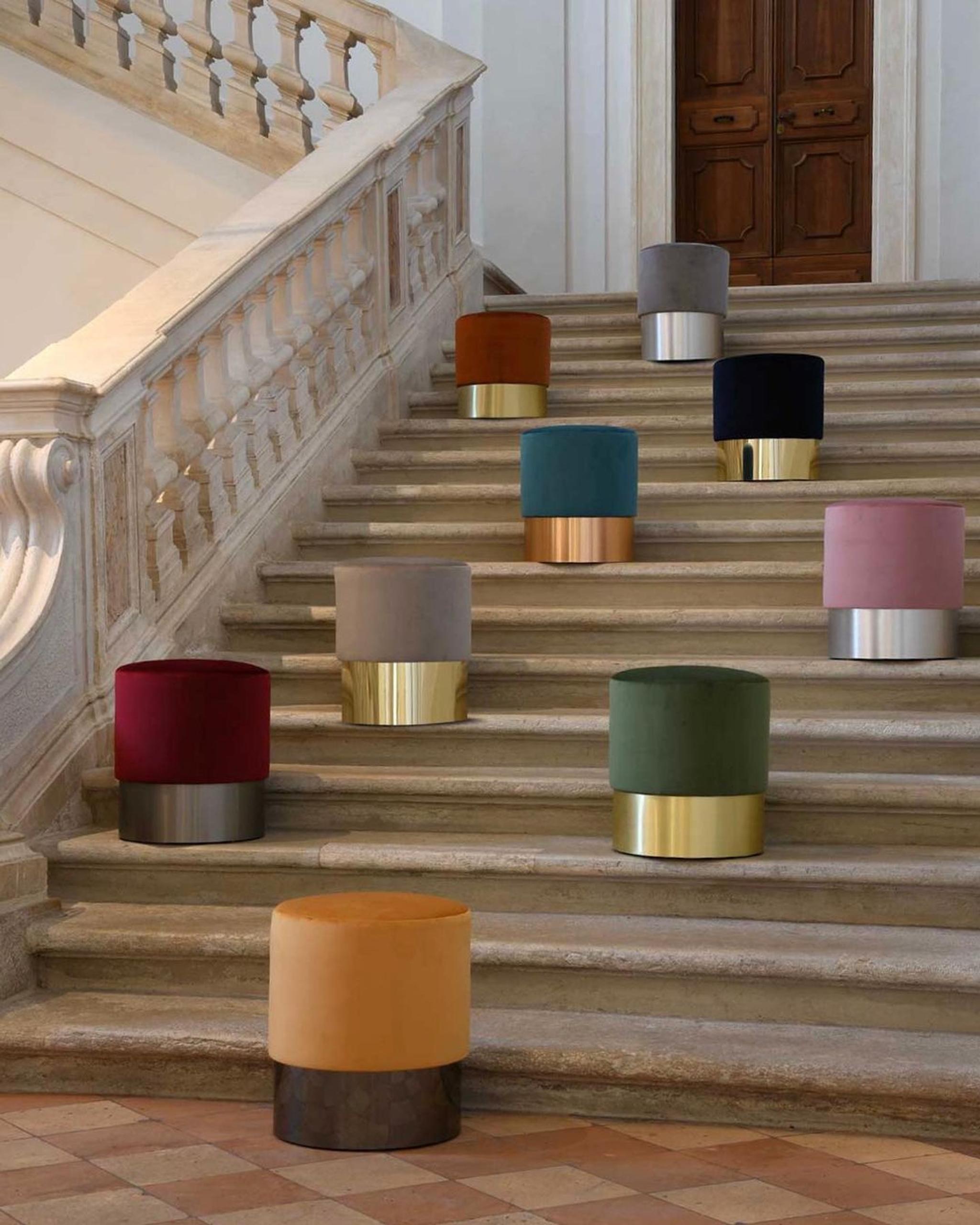 Pouf e Poggiapiedi Colorati