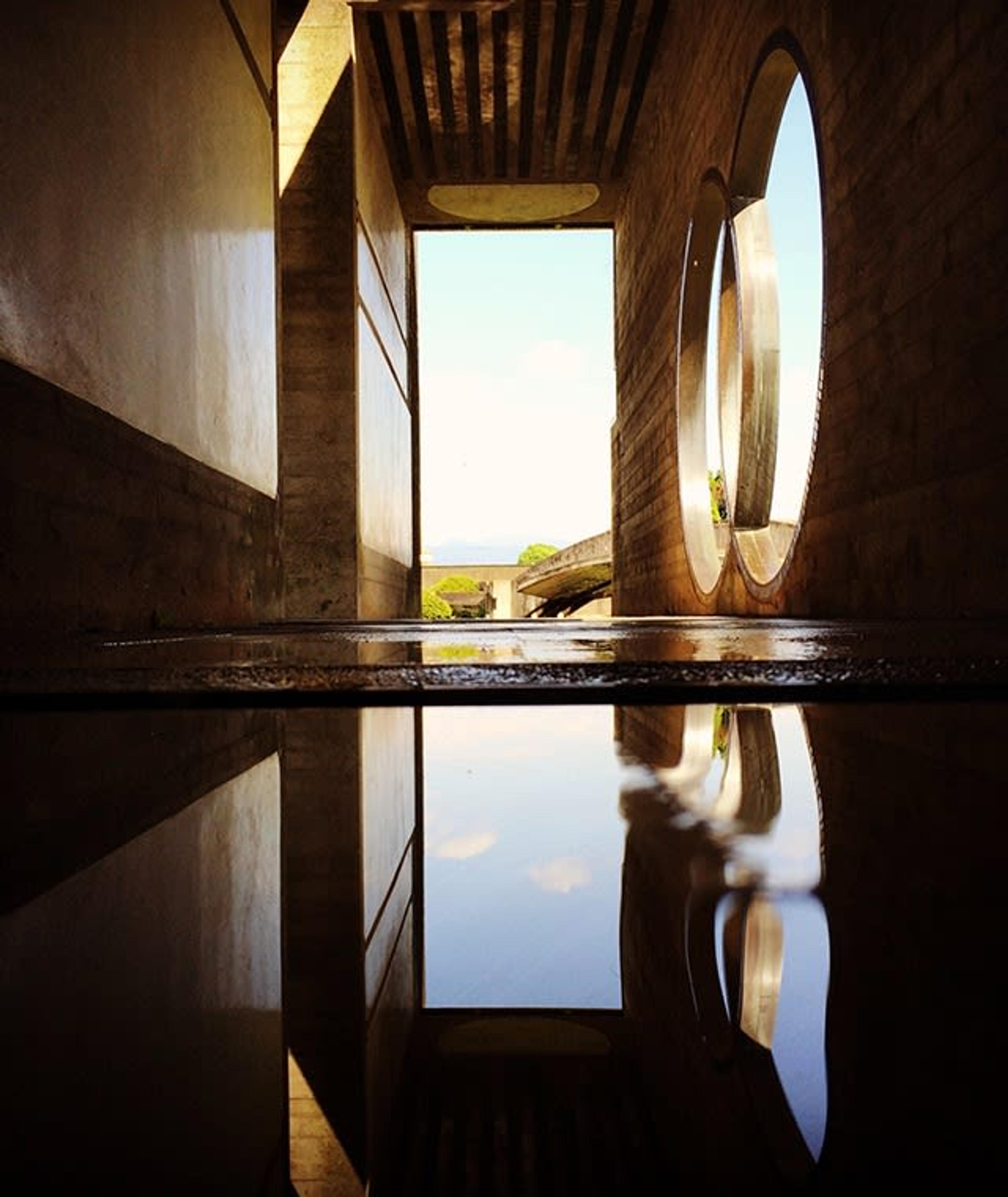 The Brion Cemetery is in San Vito d'Altivole by Carlo Scarpa.