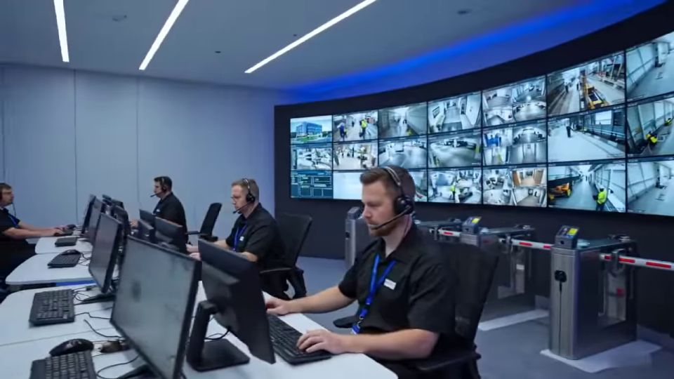 Operators at the Vigilant operations centre coordinating keyholder visits
