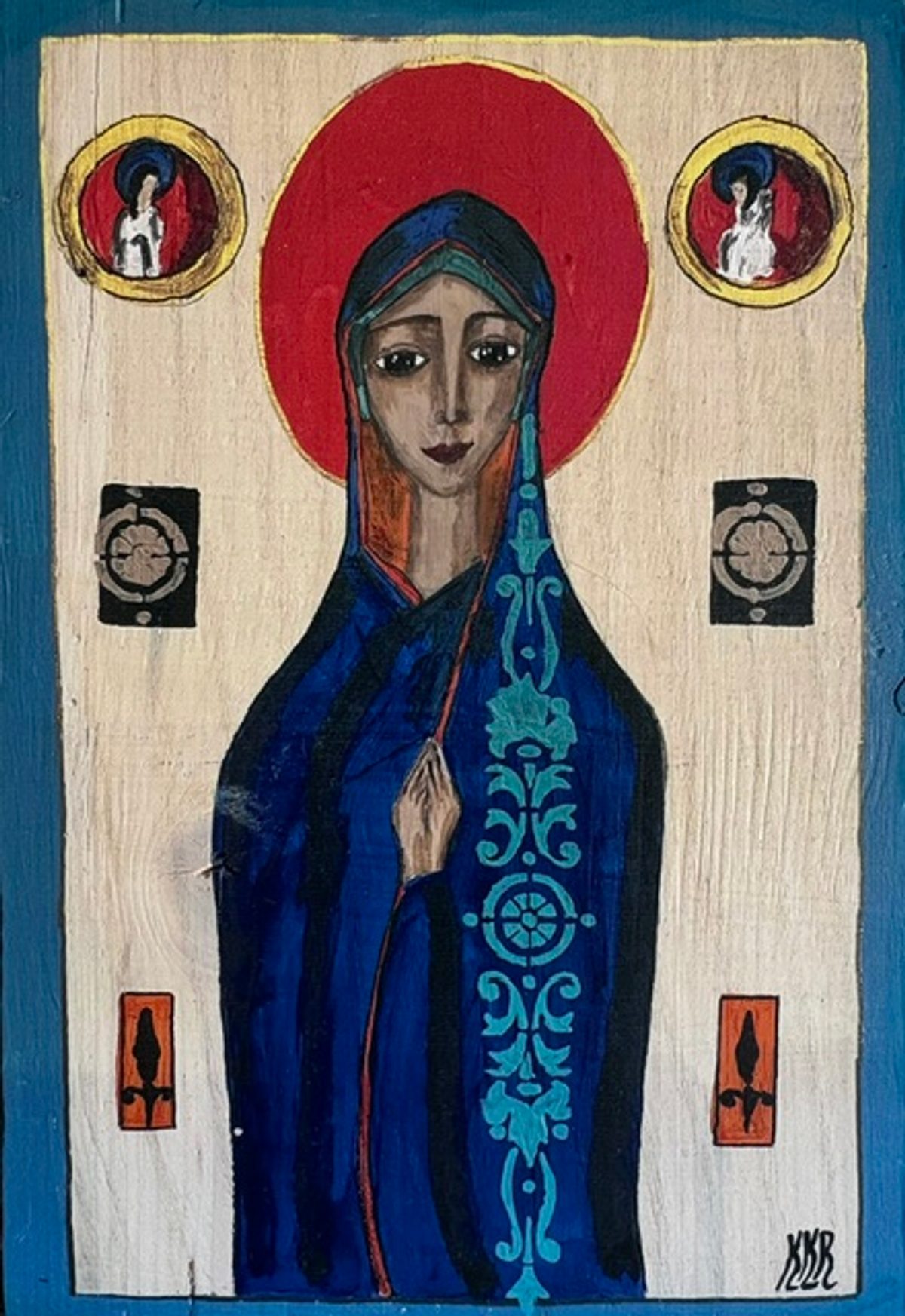 Madonna w niebieskiej sukni