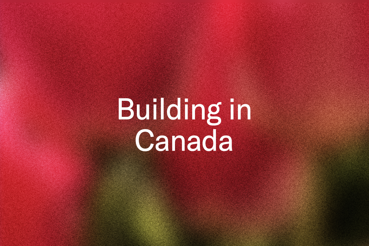 Building in Canada.