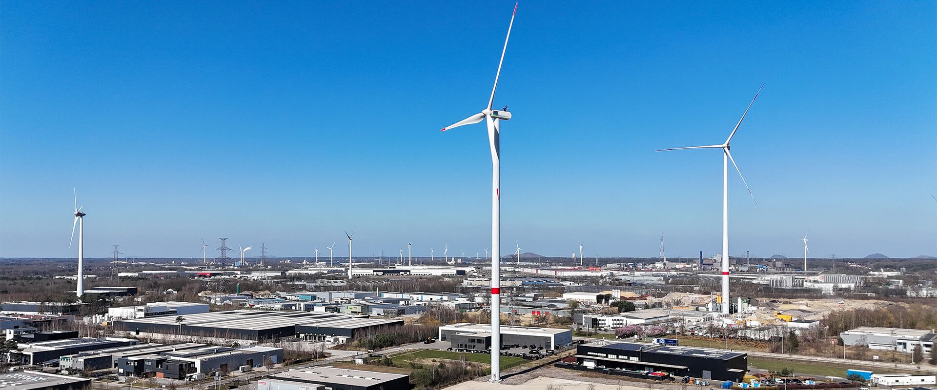 Windturbines Genk-Zuid