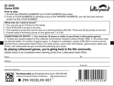 $2 2026 back ticket preview